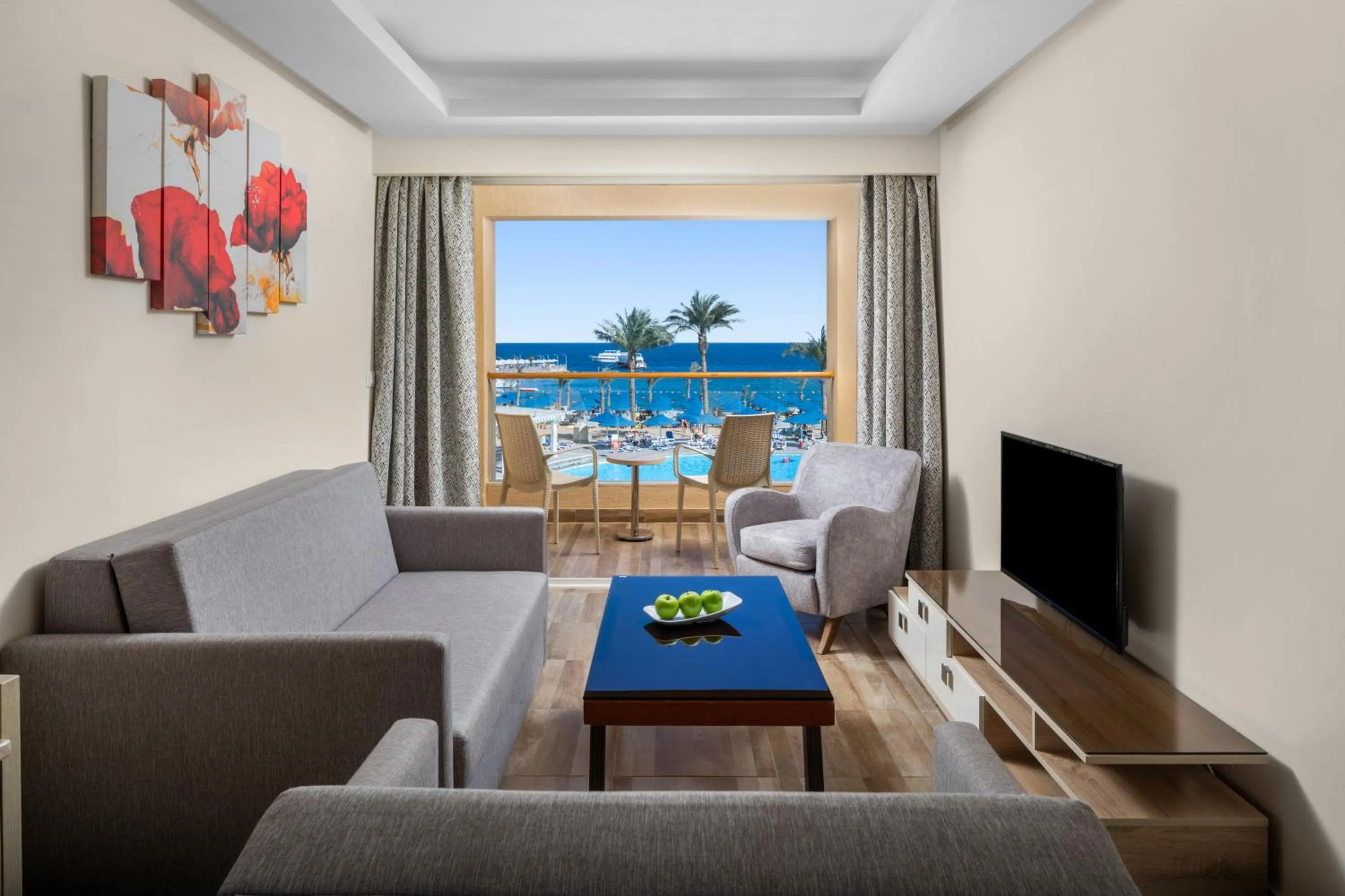 Bed in Beach Albatros Aqua Park - Hurghada