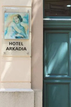 Facade/entrance in Hotel Arkadia