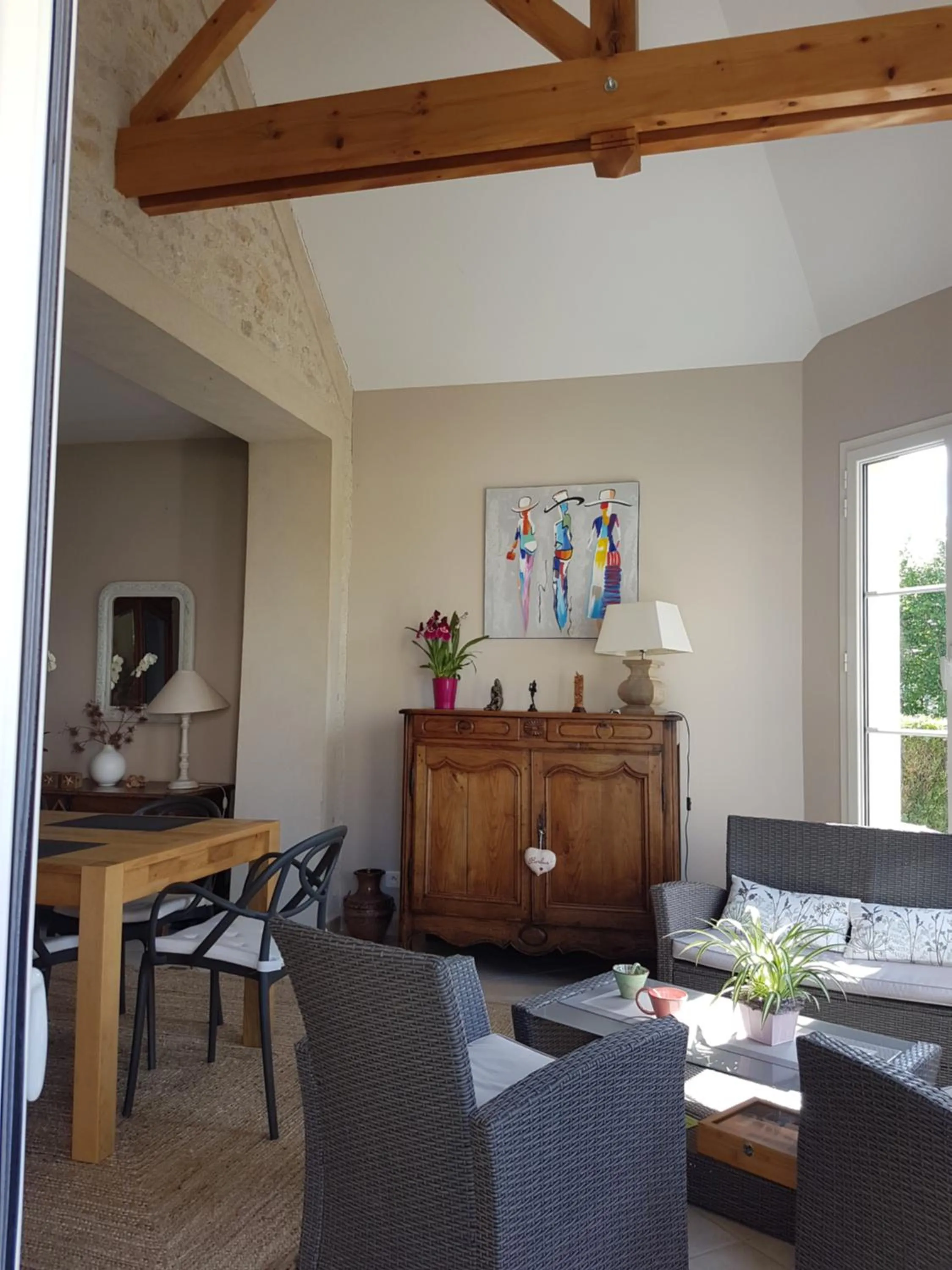 Seating area in La Montignonne