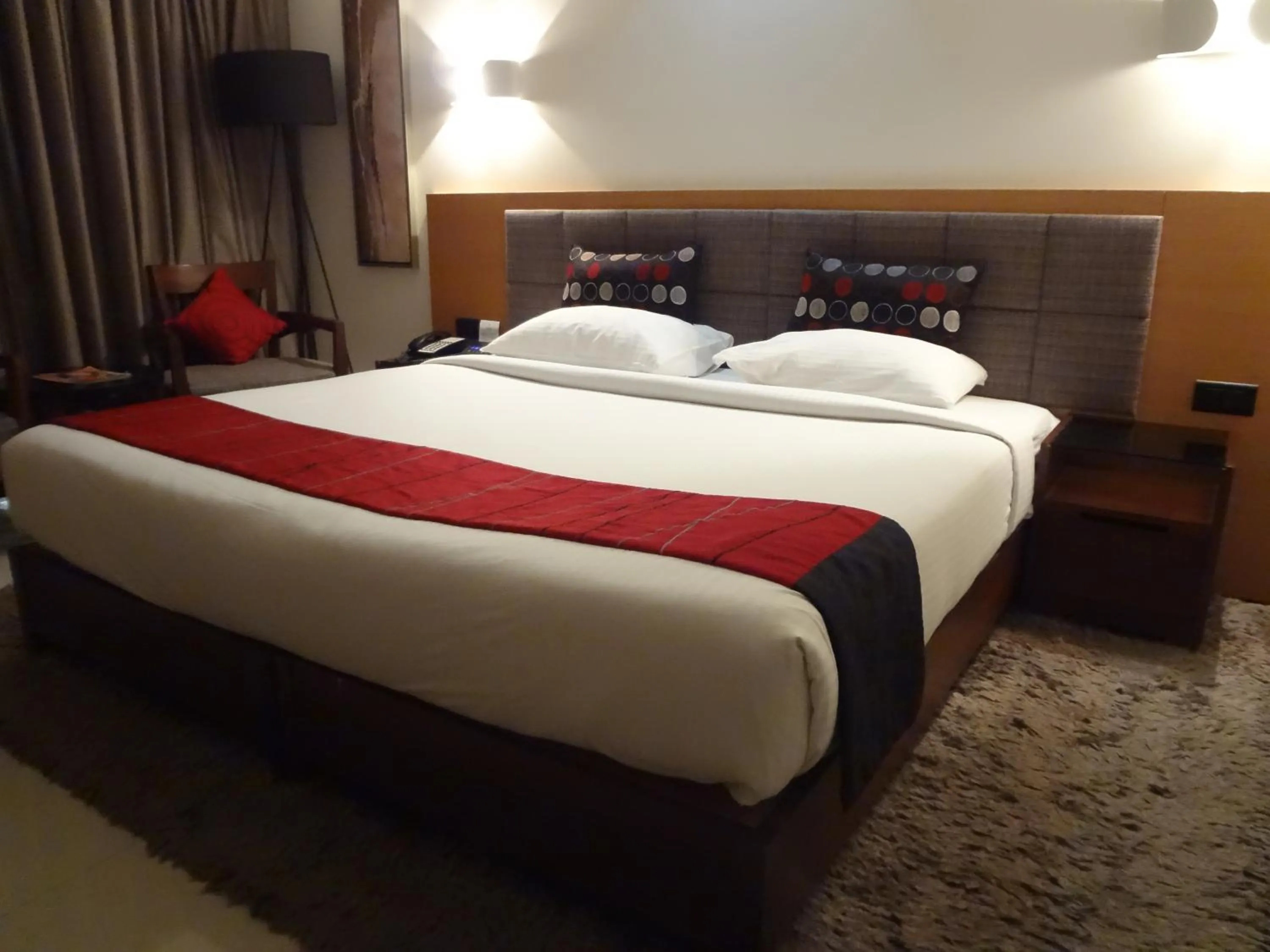 Bed in Hotel Suba International Sahar Road Mumbai