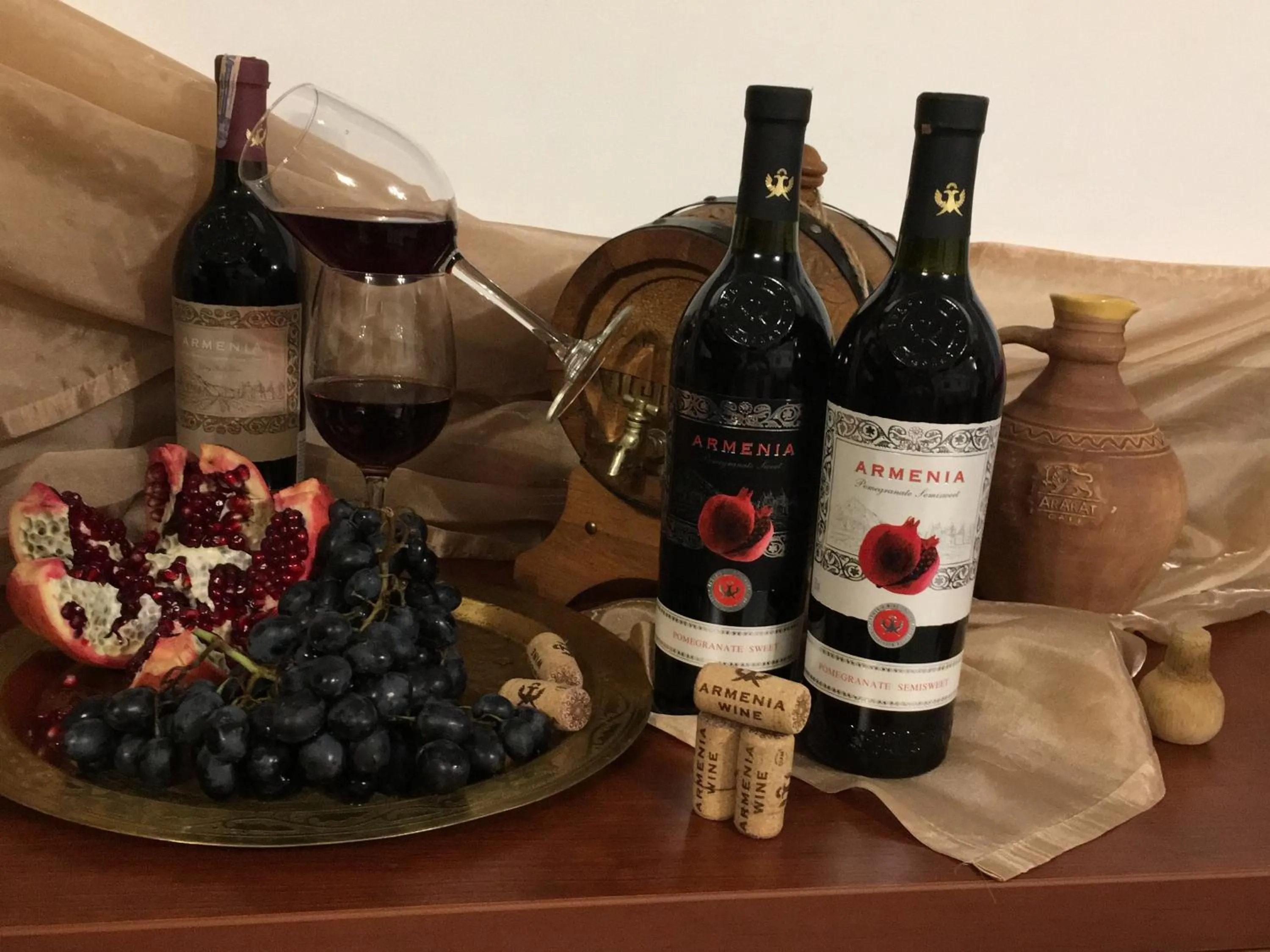 Food and drinks in Hotel Jerevan