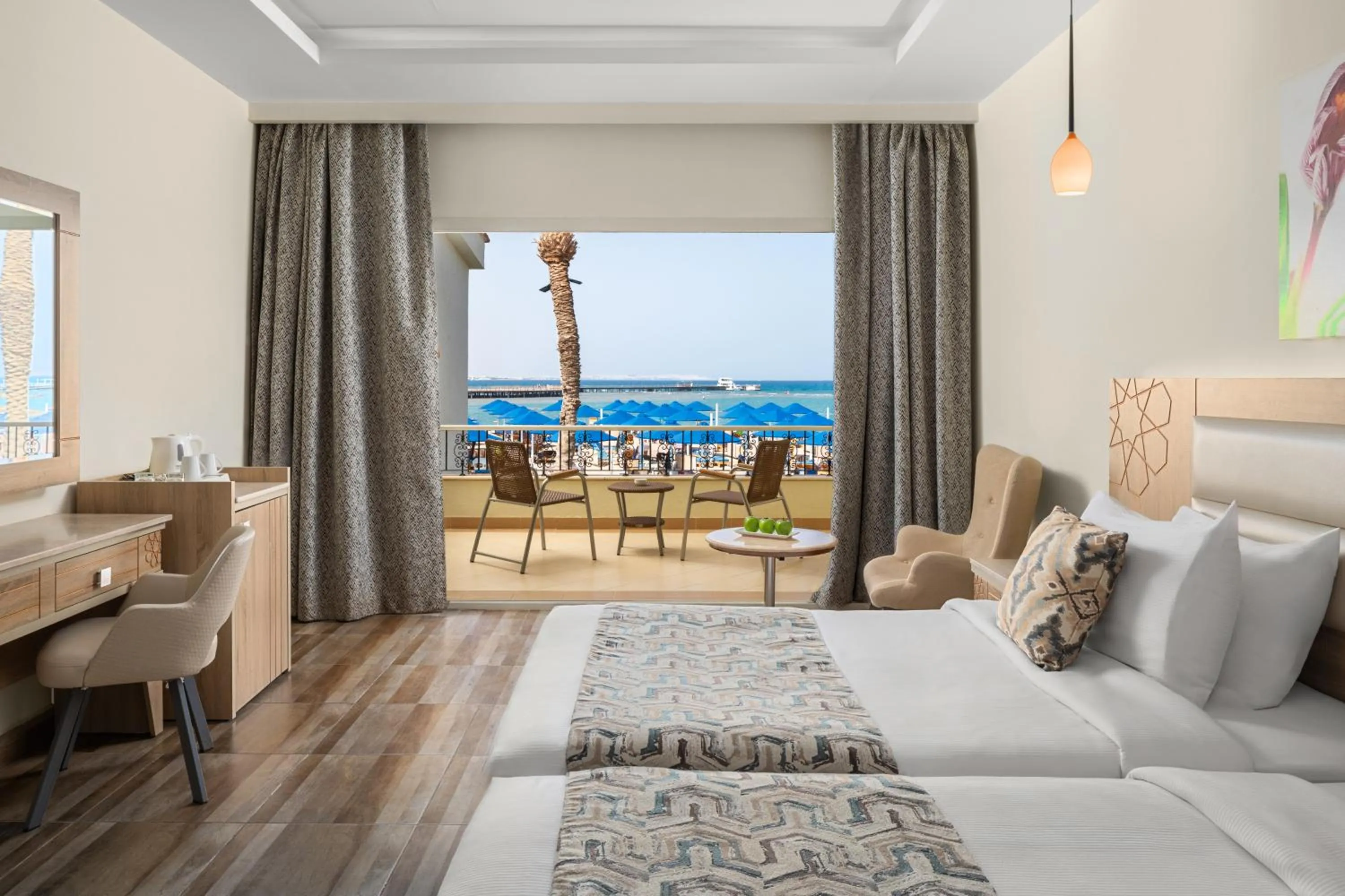 Bed in Pickalbatros Dana Beach Resort - Aqua Park