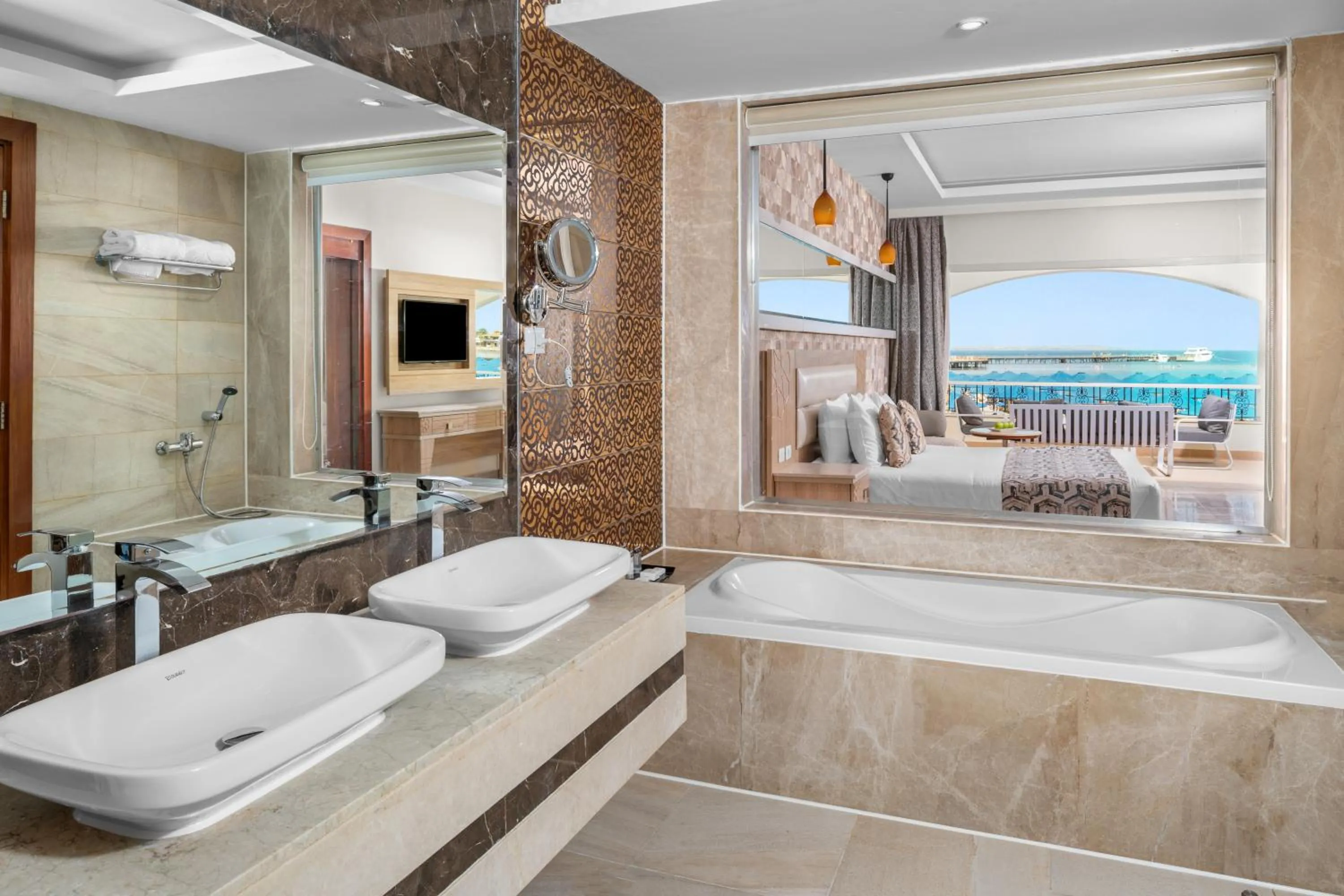 Bathroom in Pickalbatros Dana Beach Resort - Aqua Park