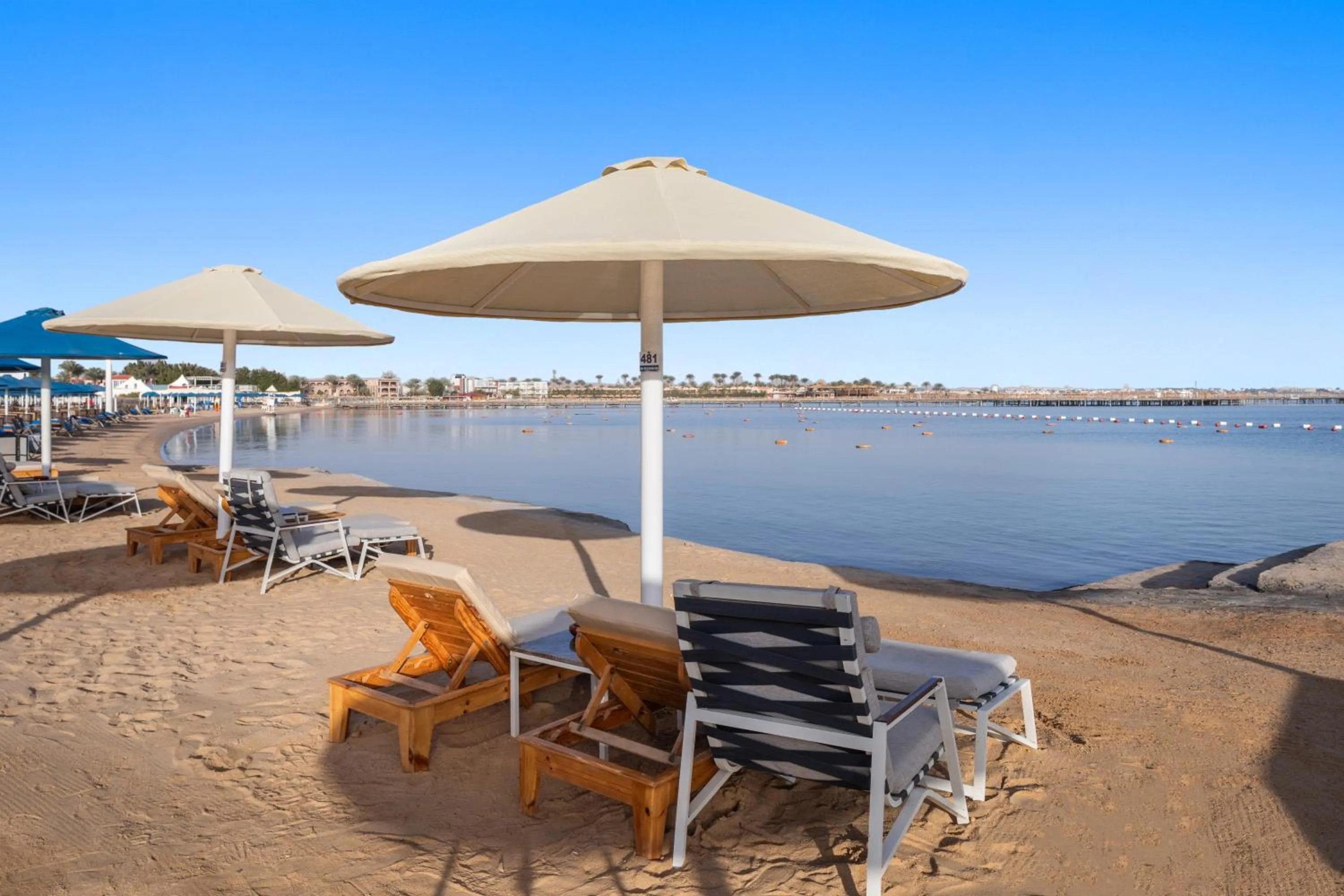 Sea view in Pickalbatros Dana Beach Resort - Aqua Park