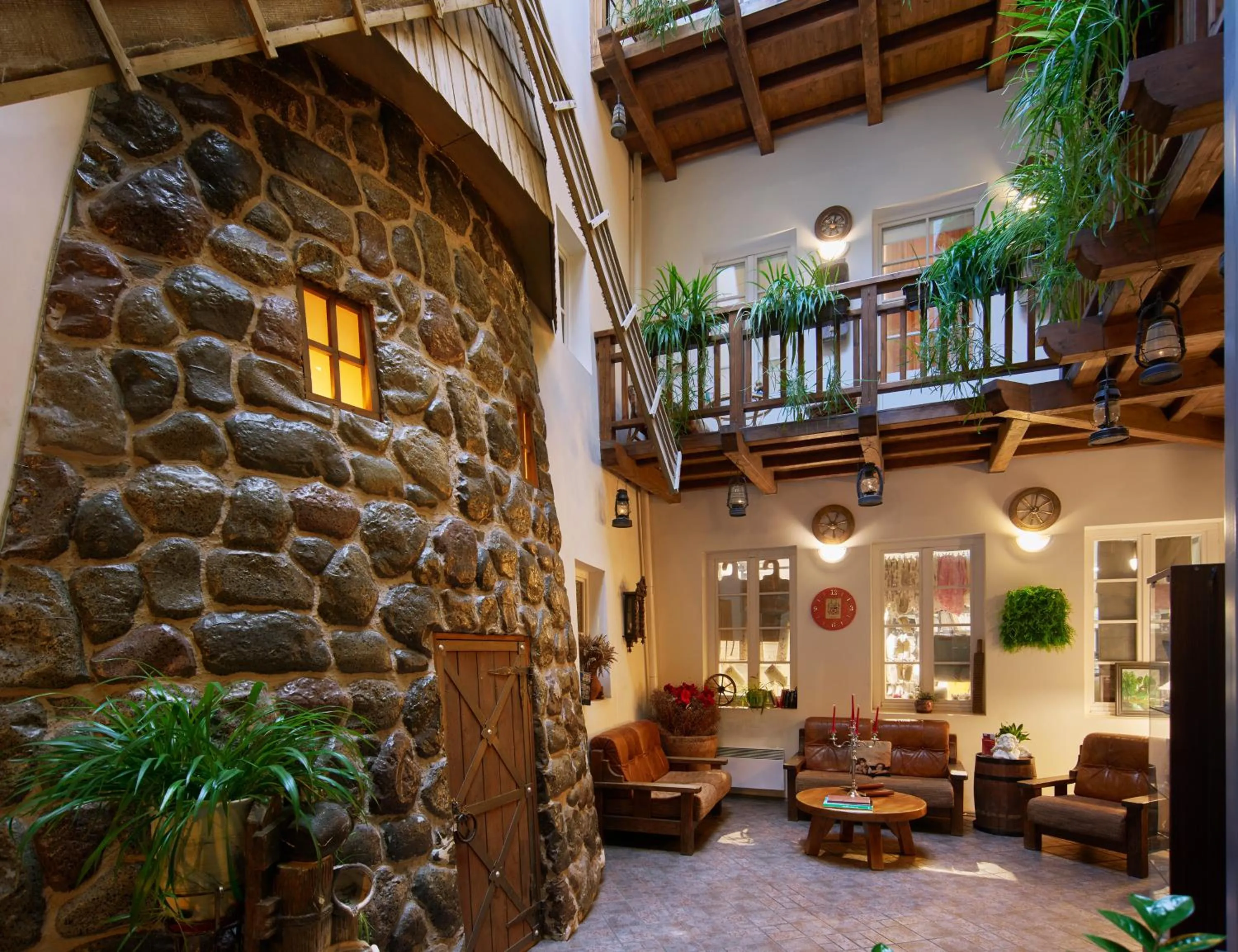 Living room in Angel Town Hall Apartments