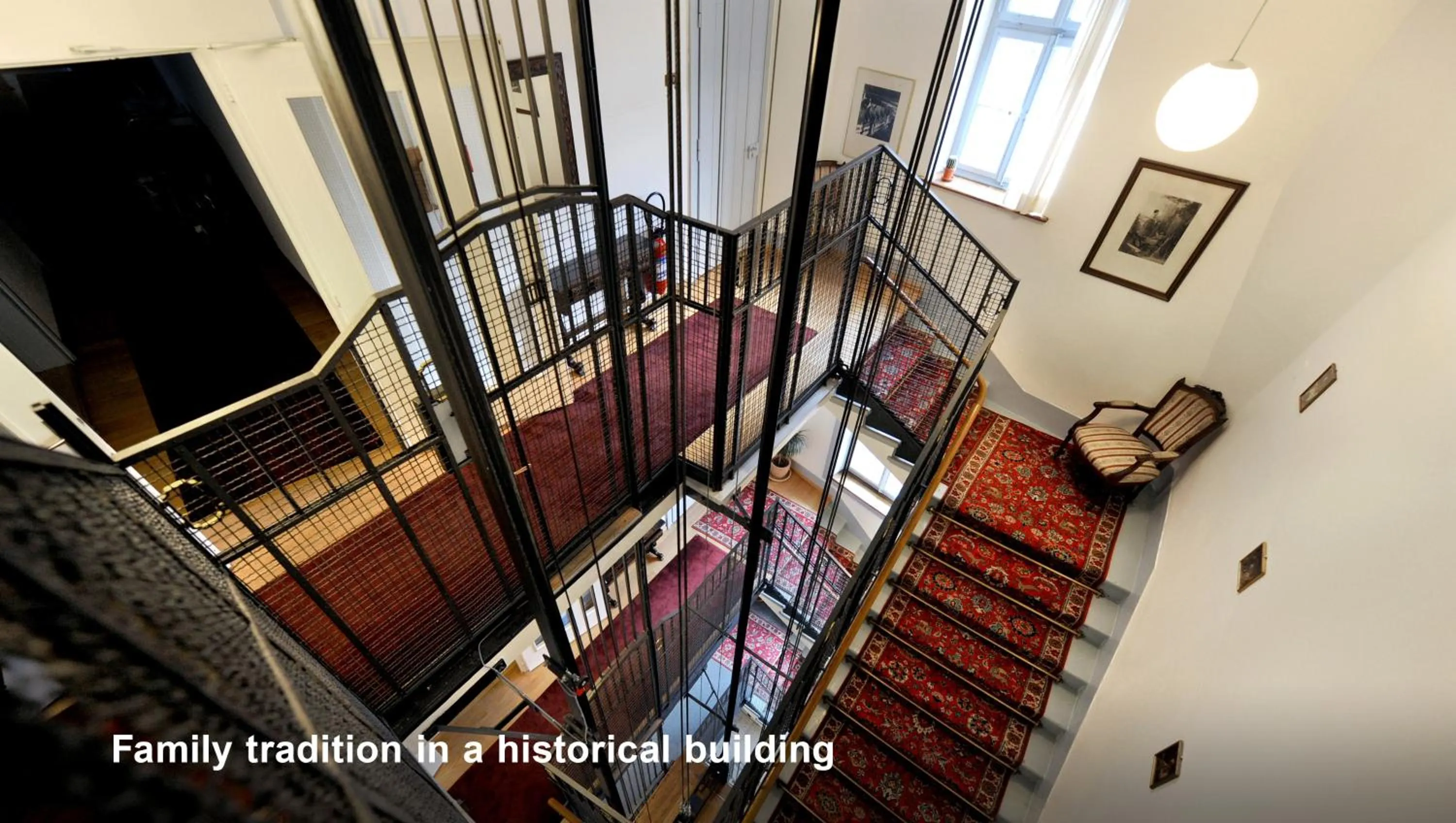 Decorative detail in Hotel National Bern