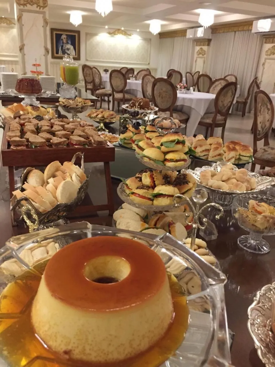 Buffet breakfast in Golden Lis Hotel Boutique