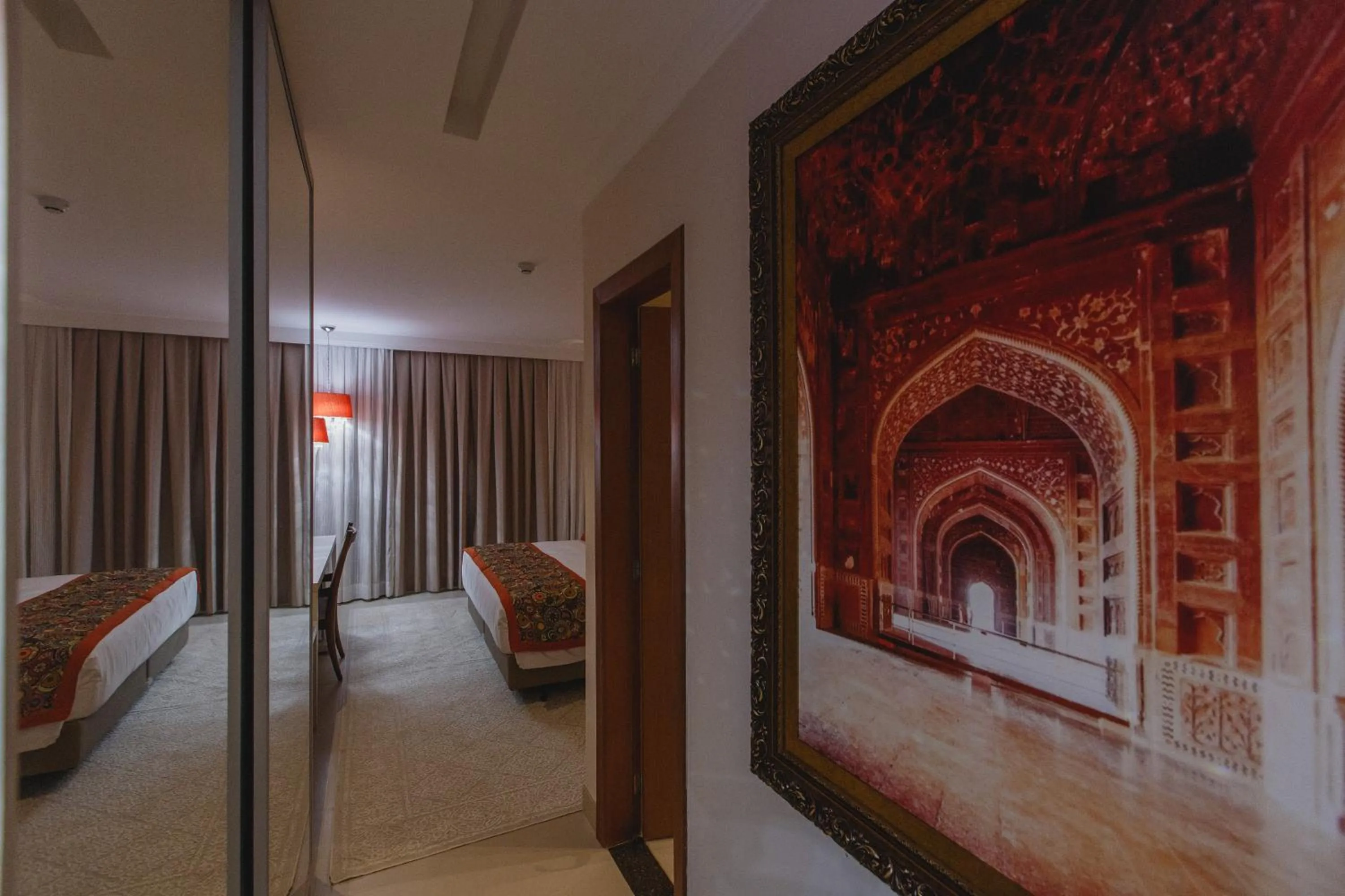 Bed in Golden Lis Hotel Boutique