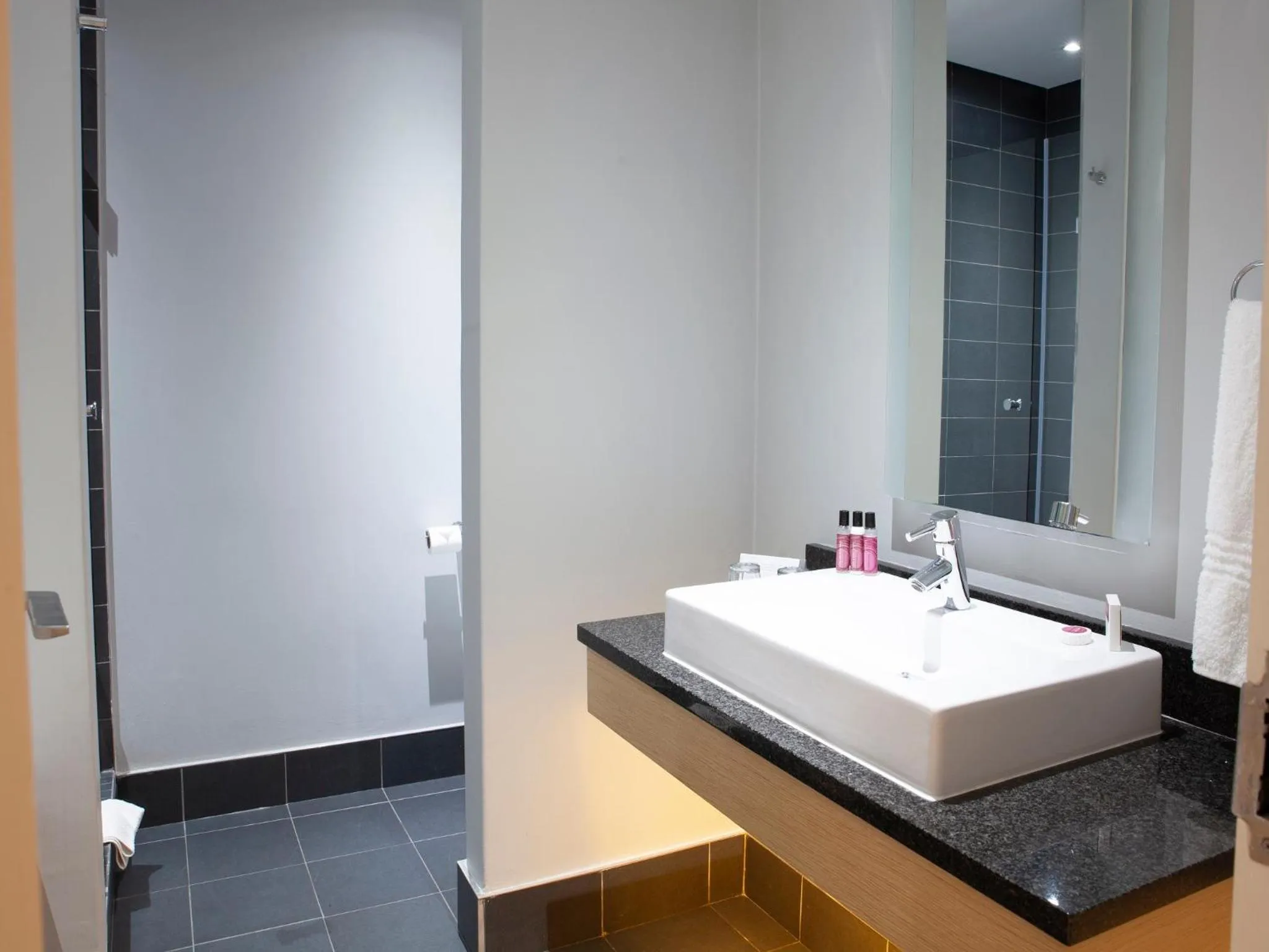 Toilet in Atlantic Beach Hotel