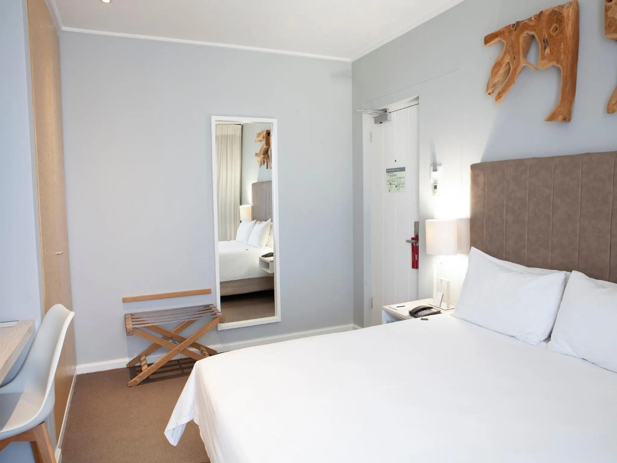 Bed in Atlantic Beach Hotel