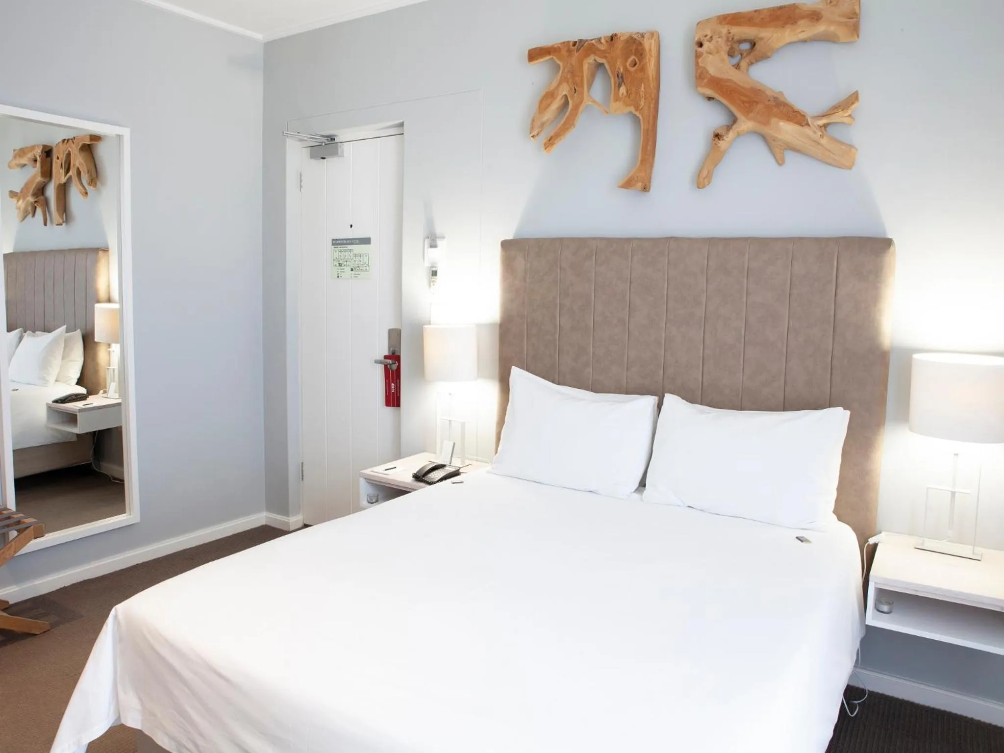 Bed in Atlantic Beach Hotel