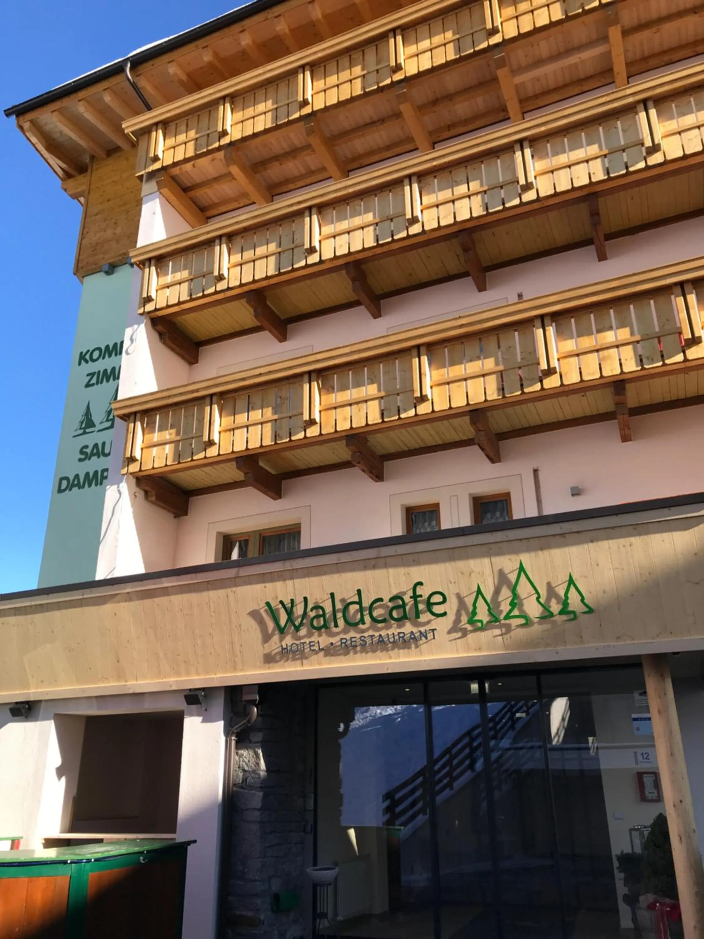 Facade/entrance in Hotel Waldcafe