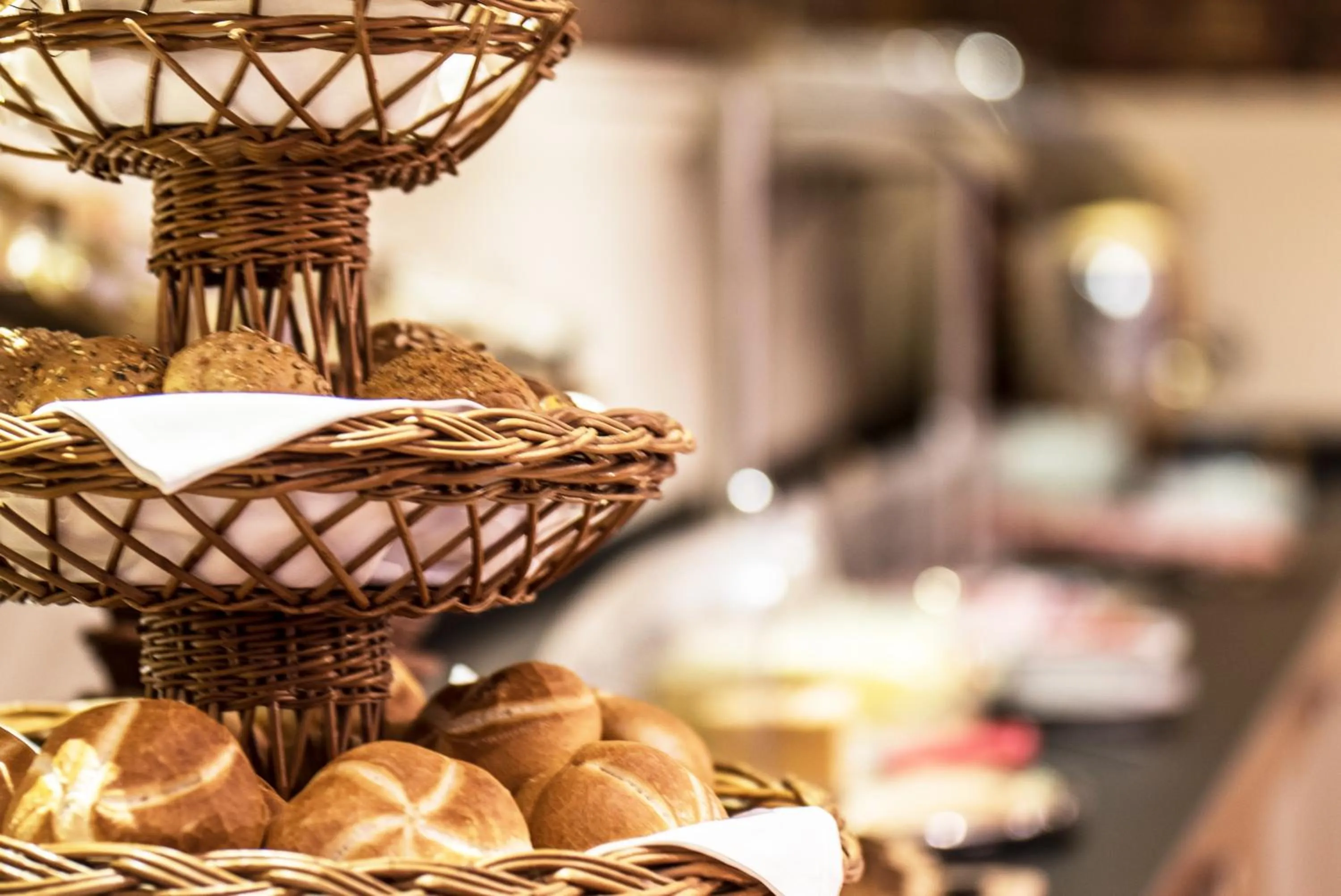 Buffet breakfast in Hotel Waldcafe