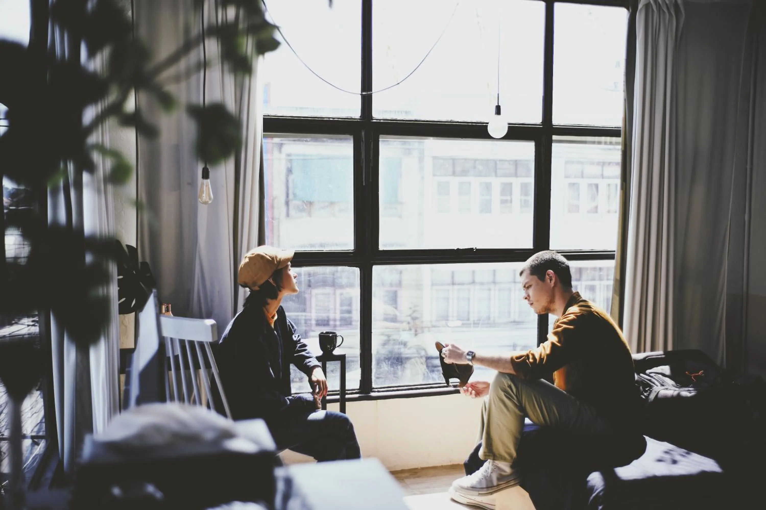 Bedroom in Beige Poshtels + Netflix