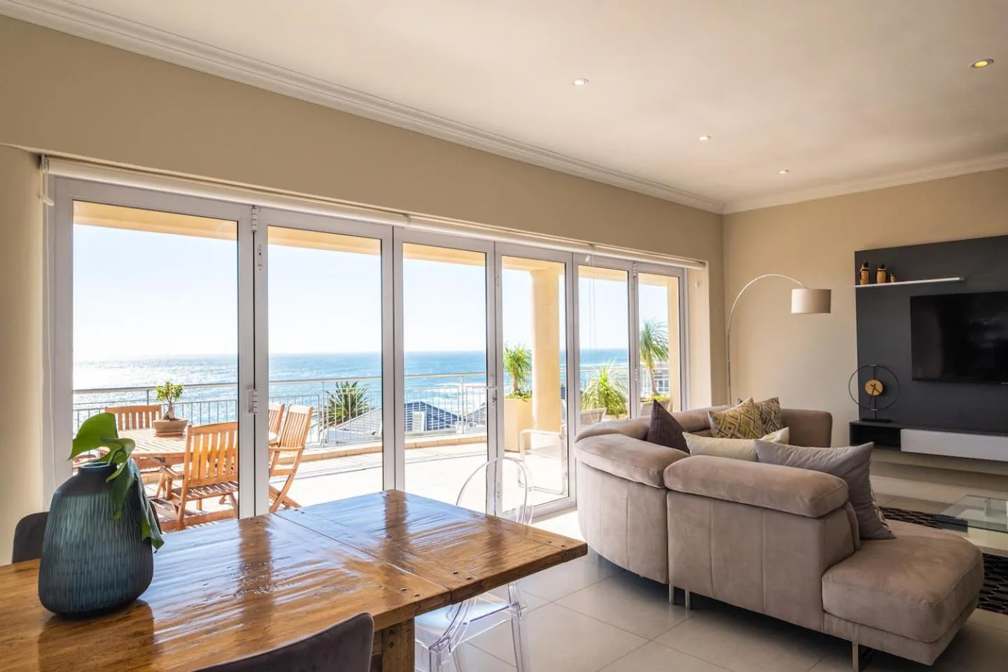 Living room in 3 On Camps Bay