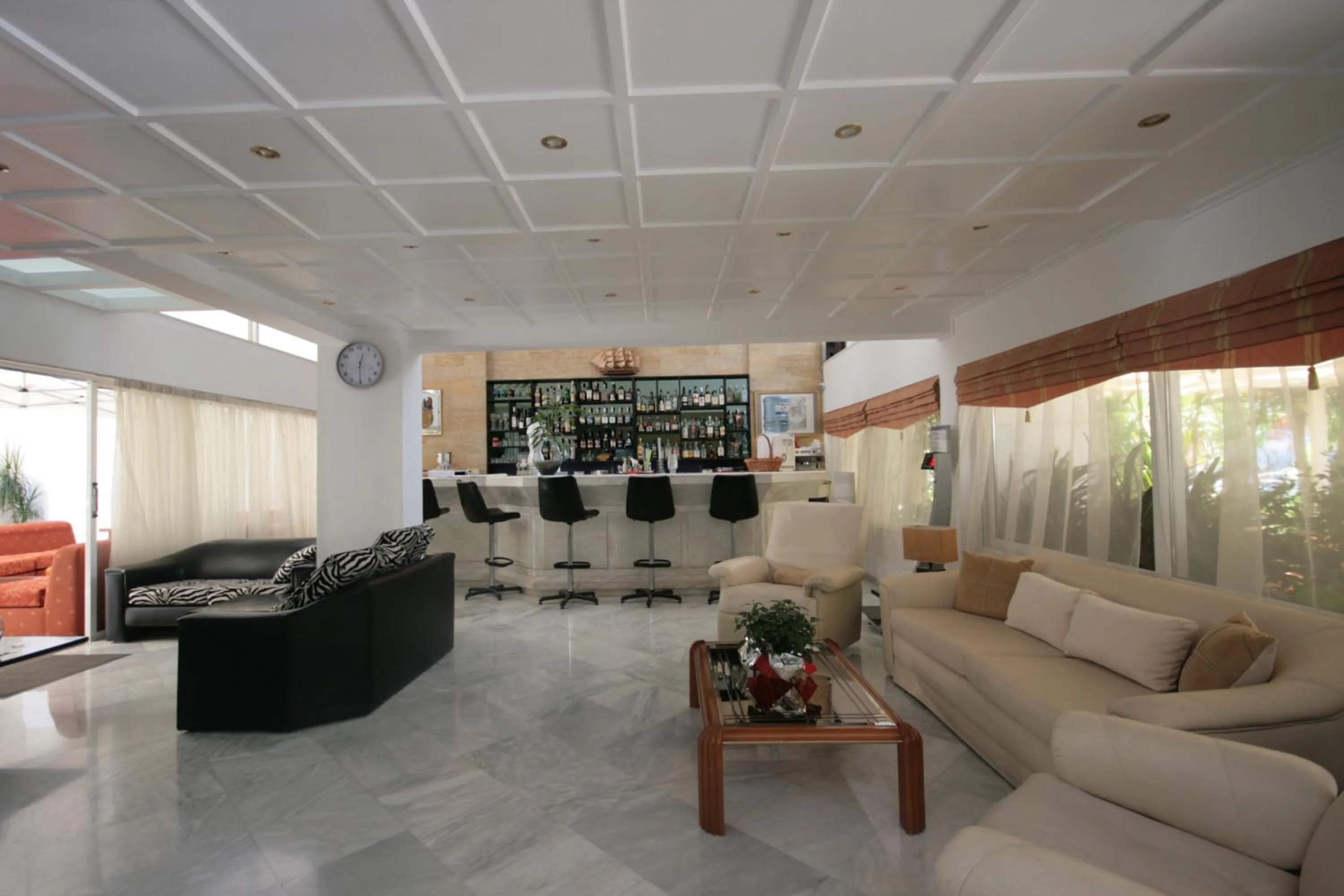 Seating area in Liberty Hotel