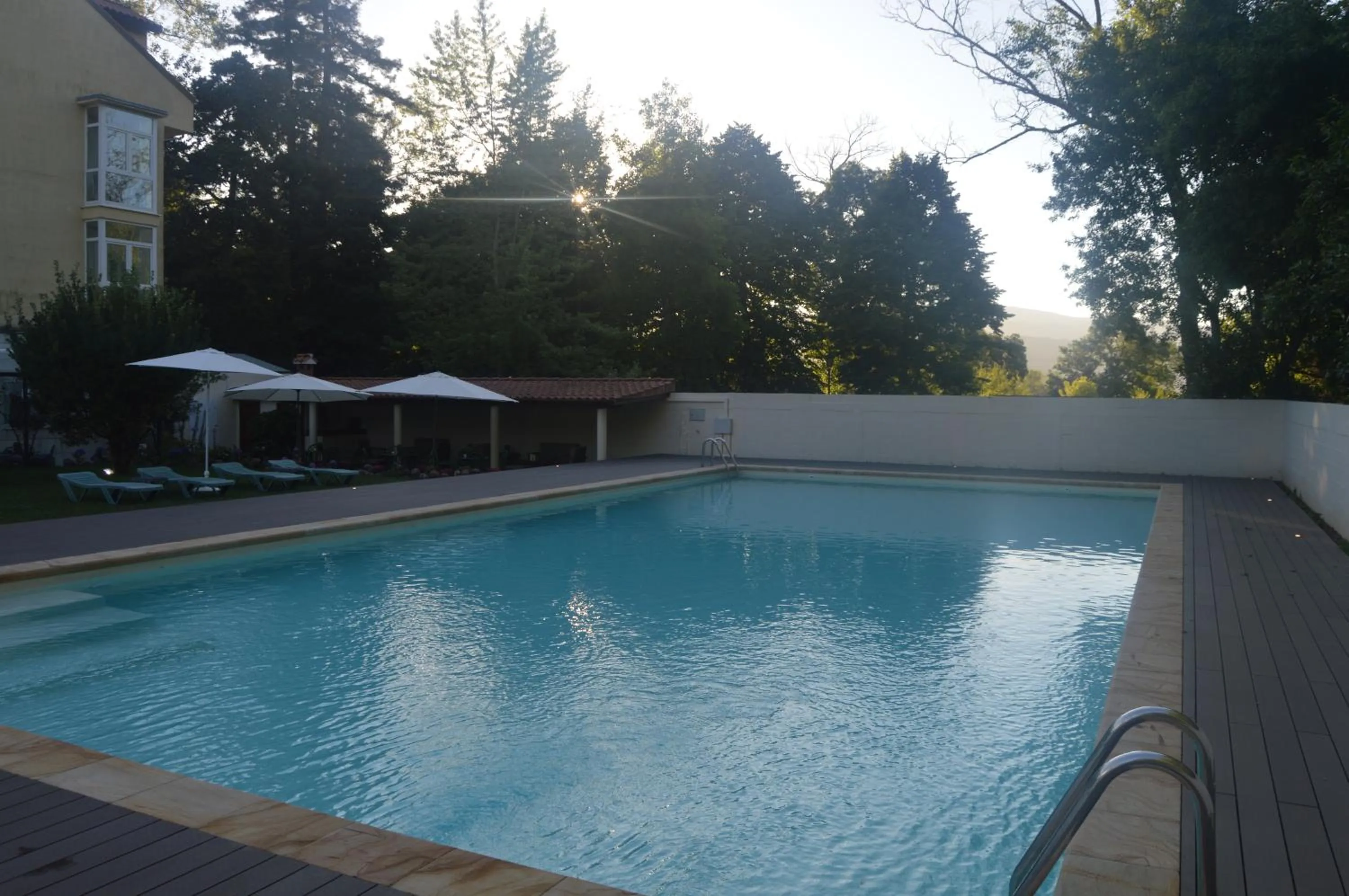 Swimming pool in Hotel Balneario De Alceda