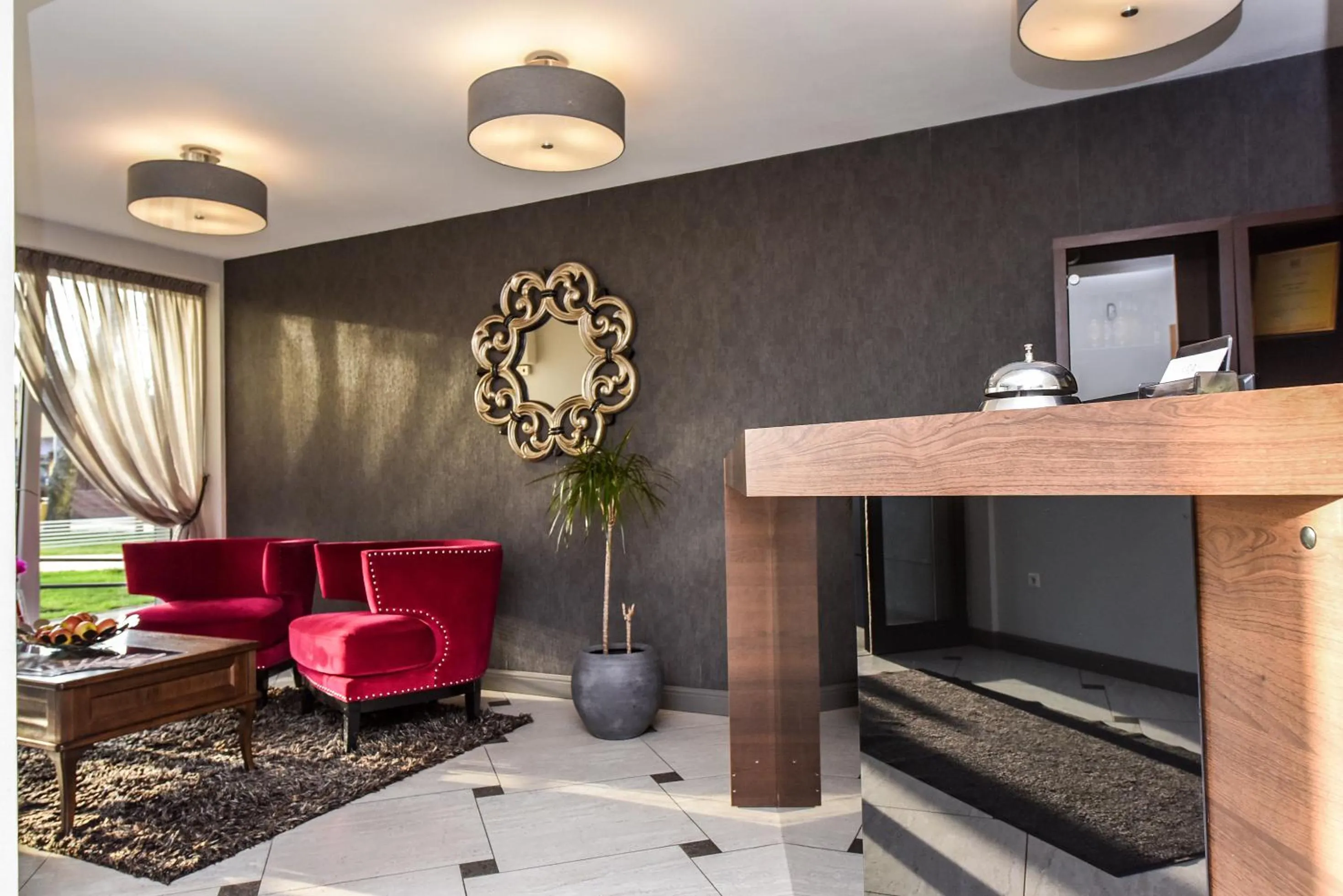 Lobby or reception in Muza Hotel