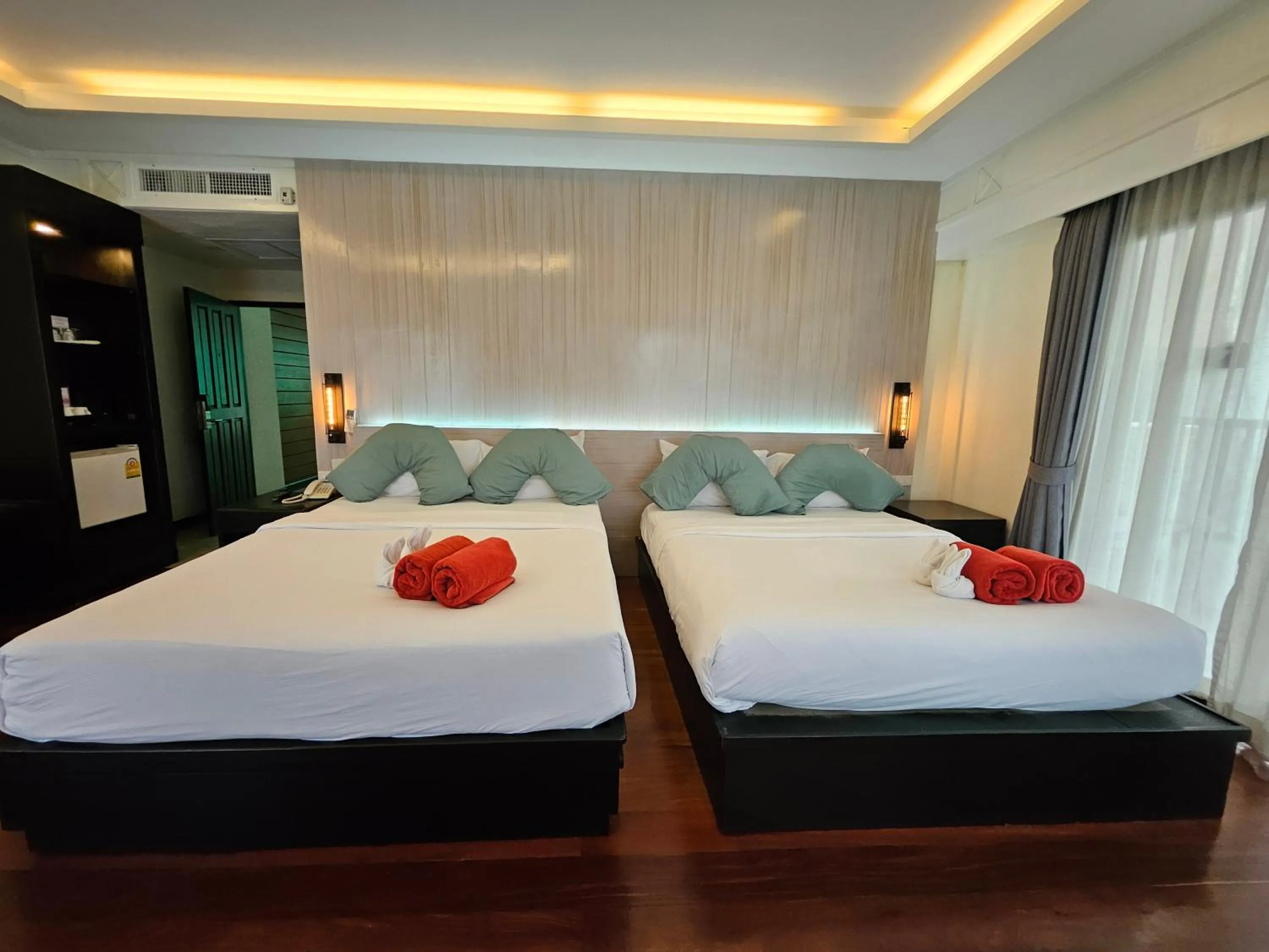 Bed in Grand Jomtien Palace Hotel - SHA Extra Plus