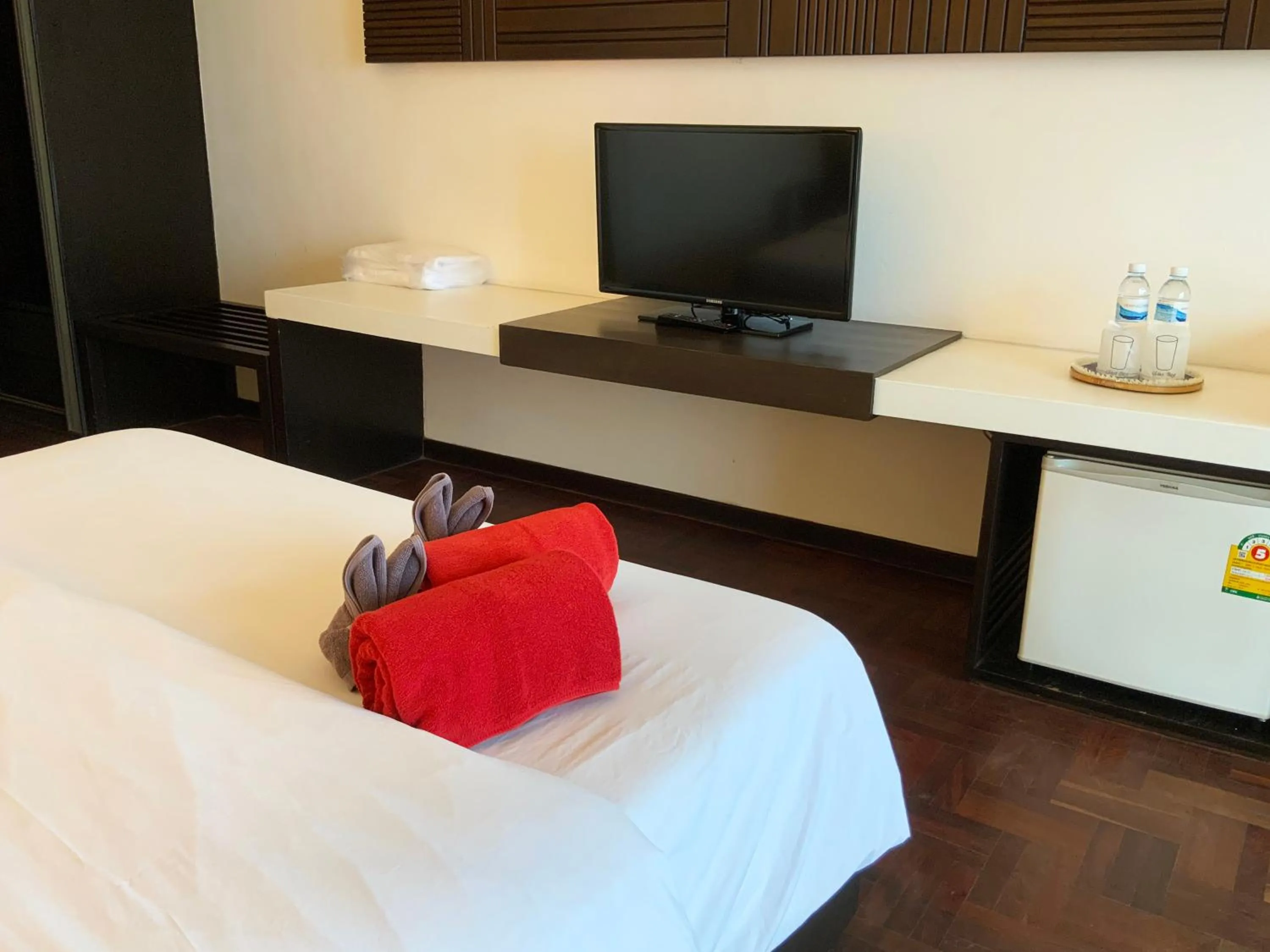 Bed in Grand Jomtien Palace Hotel - SHA Extra Plus