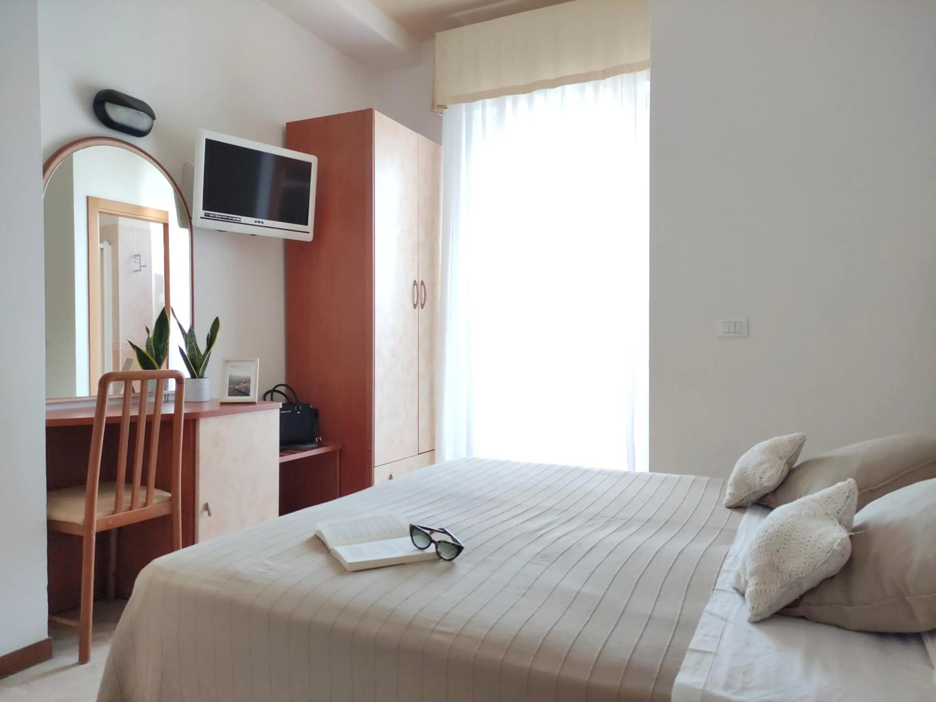 Bed in Hotel Galassia