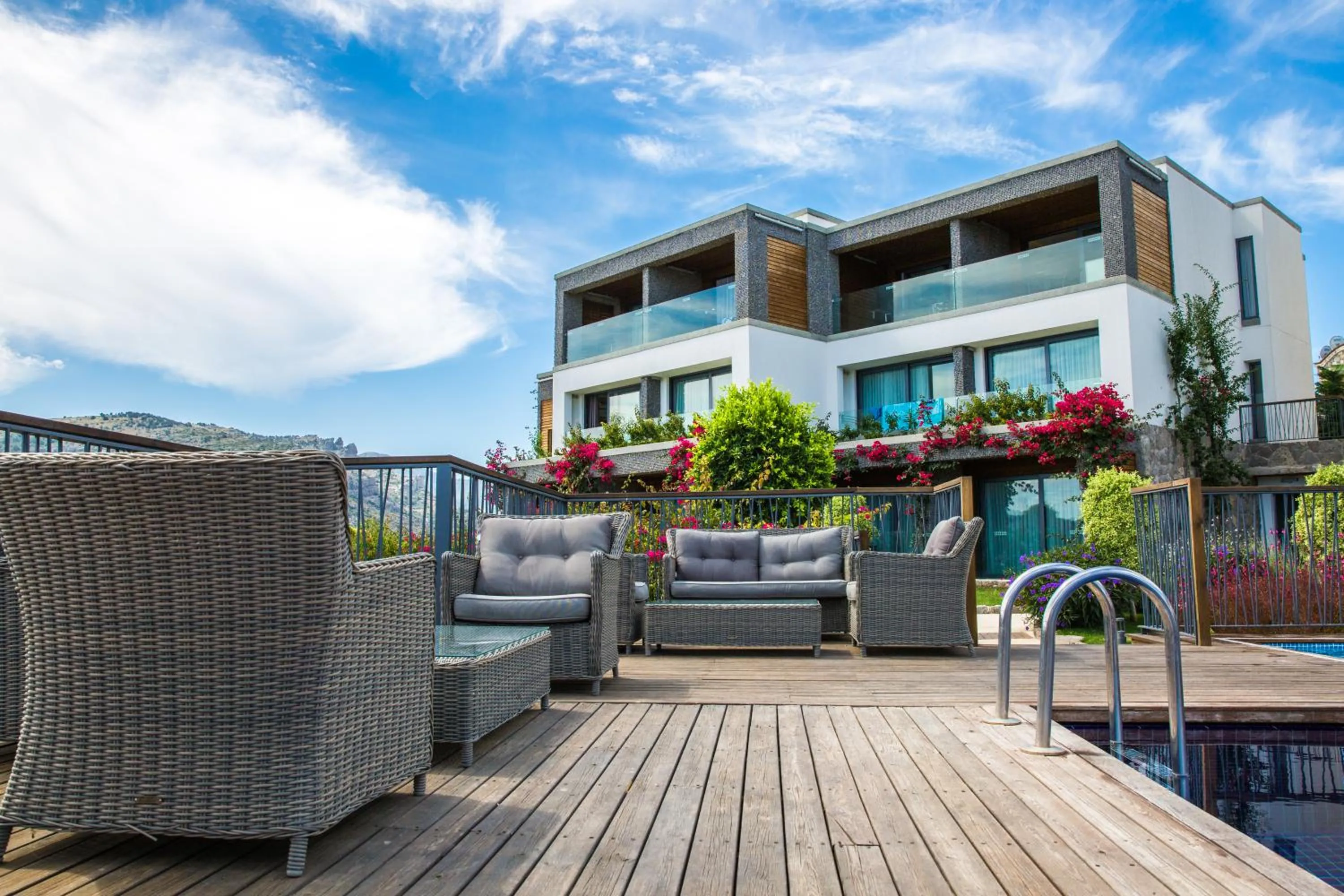 Garden view in Costa Farilya Special Class Hotel Bodrum