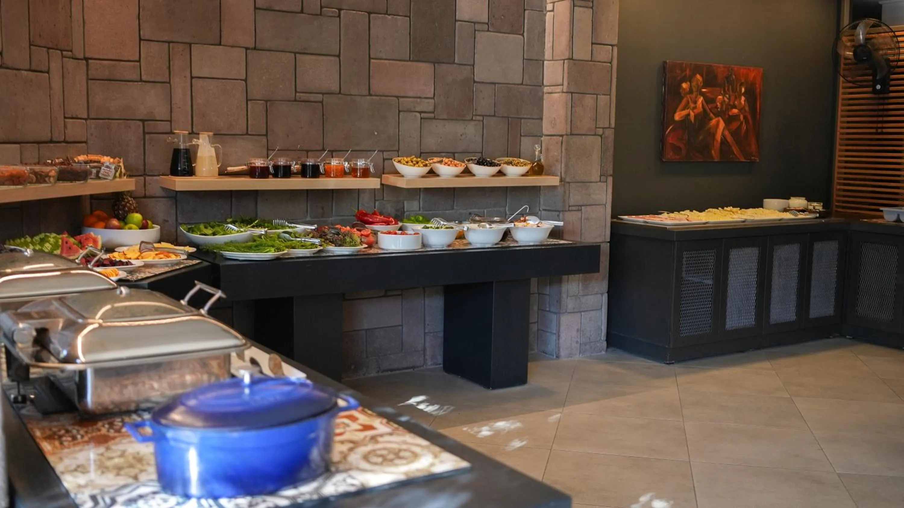 Buffet breakfast in Costa Farilya Special Class Hotel Bodrum