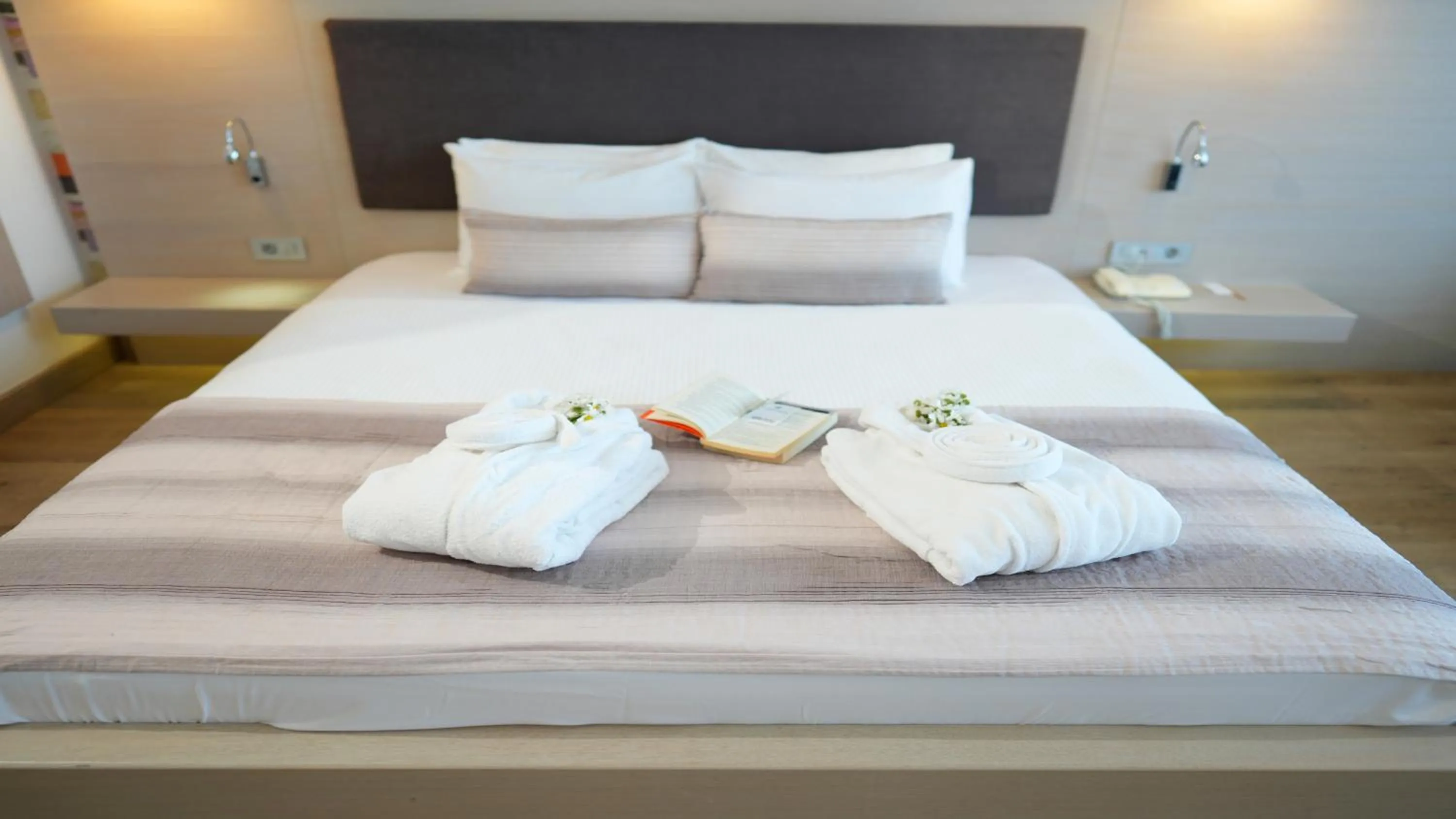 Bed in Costa Farilya Special Class Hotel Bodrum