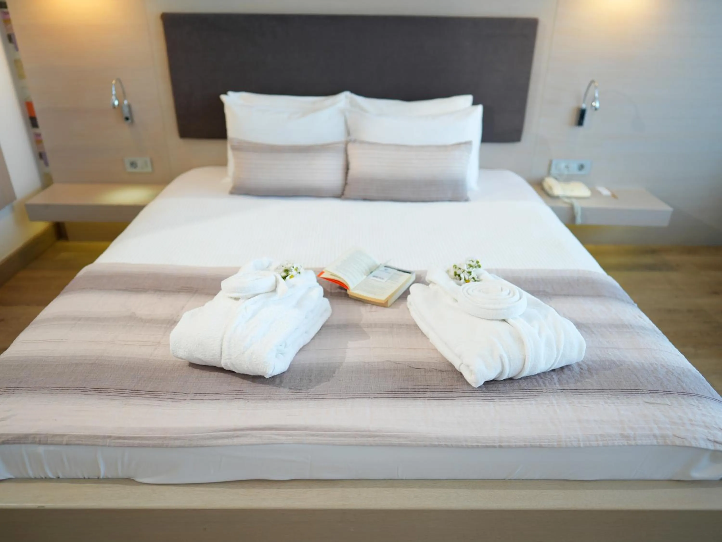 Bed in Costa Farilya Special Class Hotel Bodrum