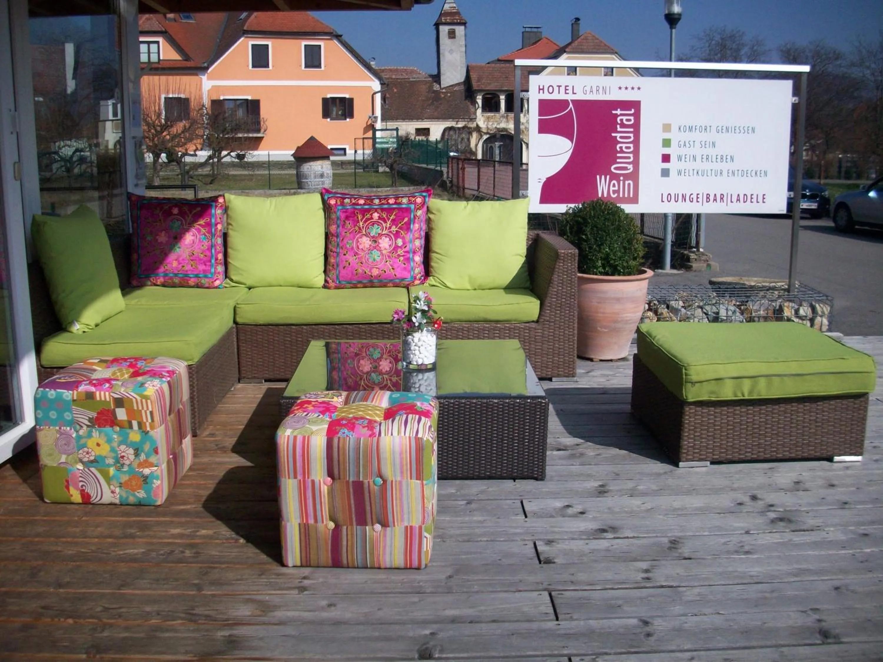 Balcony/Terrace in Das WeinQuadrat - boutique stay