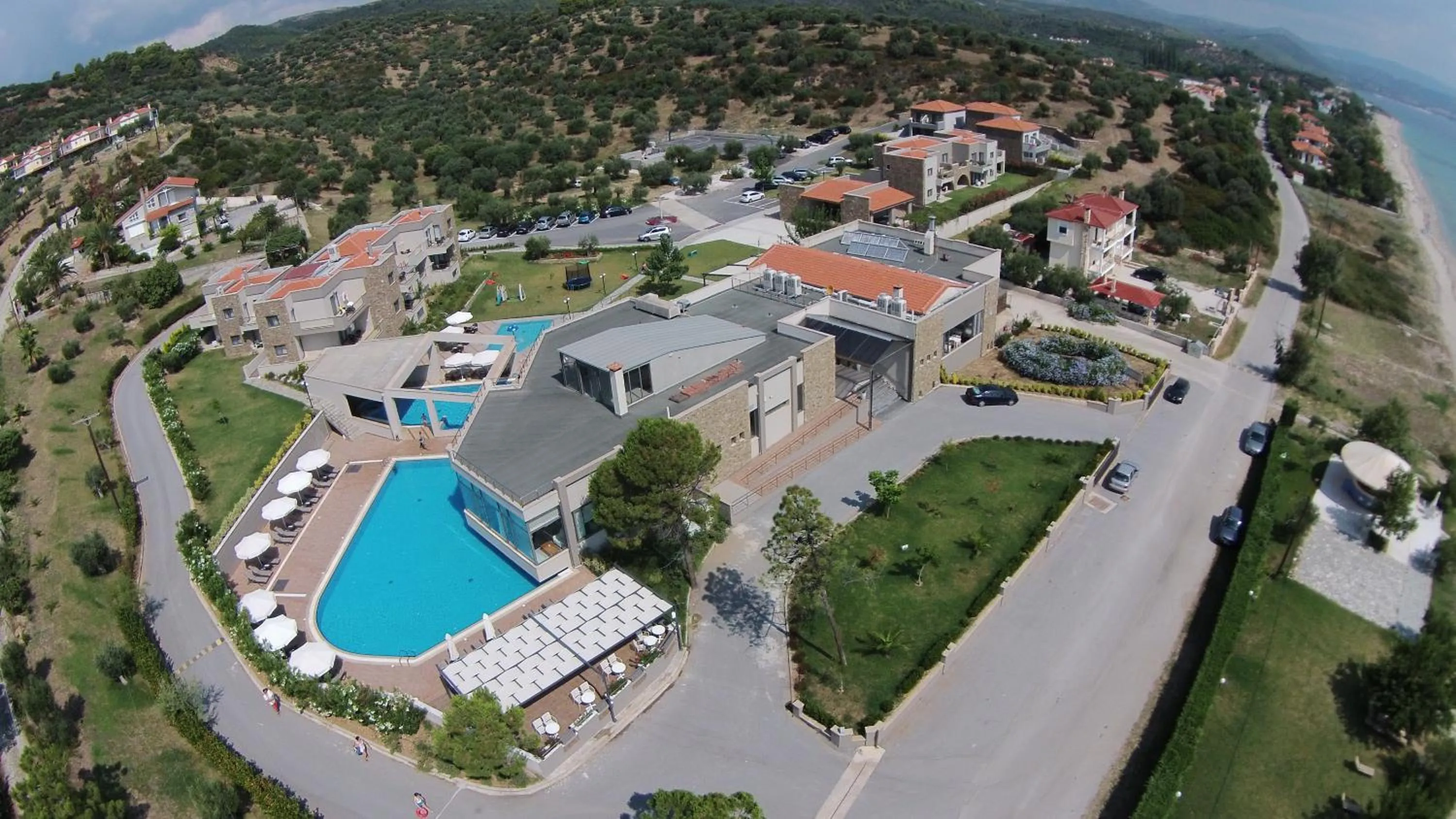 Bird's eye view in Krotiri Resort