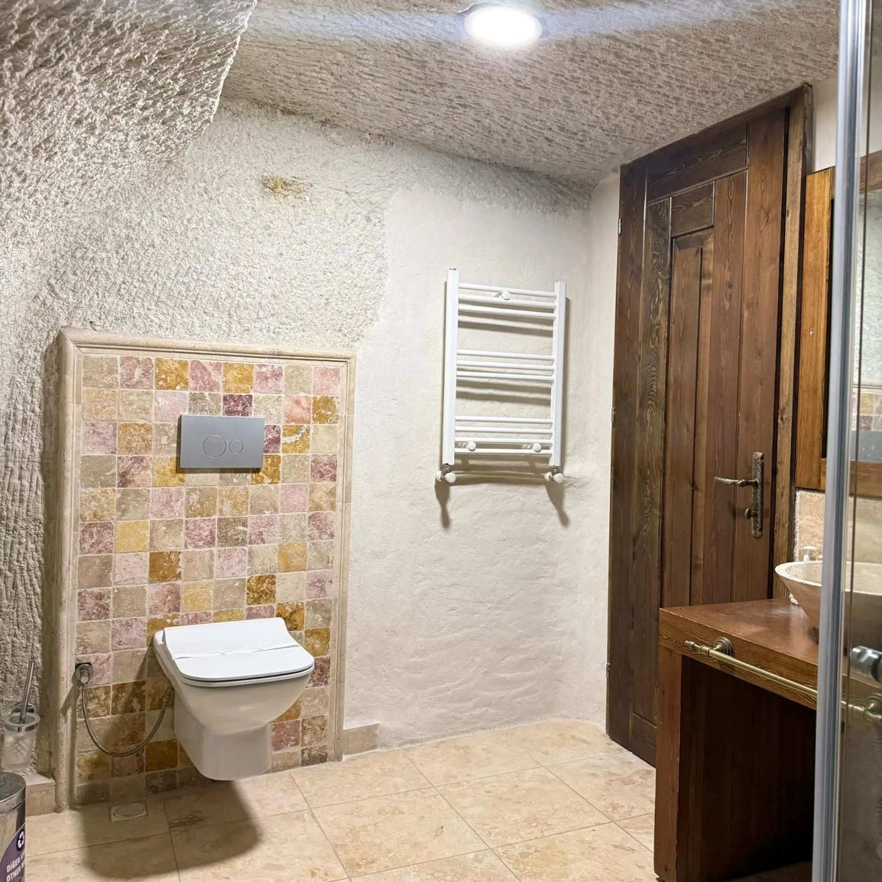 Bathroom in Local Cave House