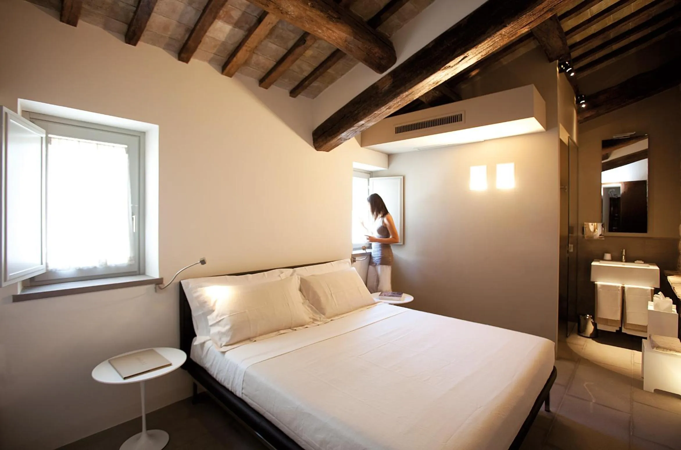 Bed in Nun Assisi Relais & Spa Museum