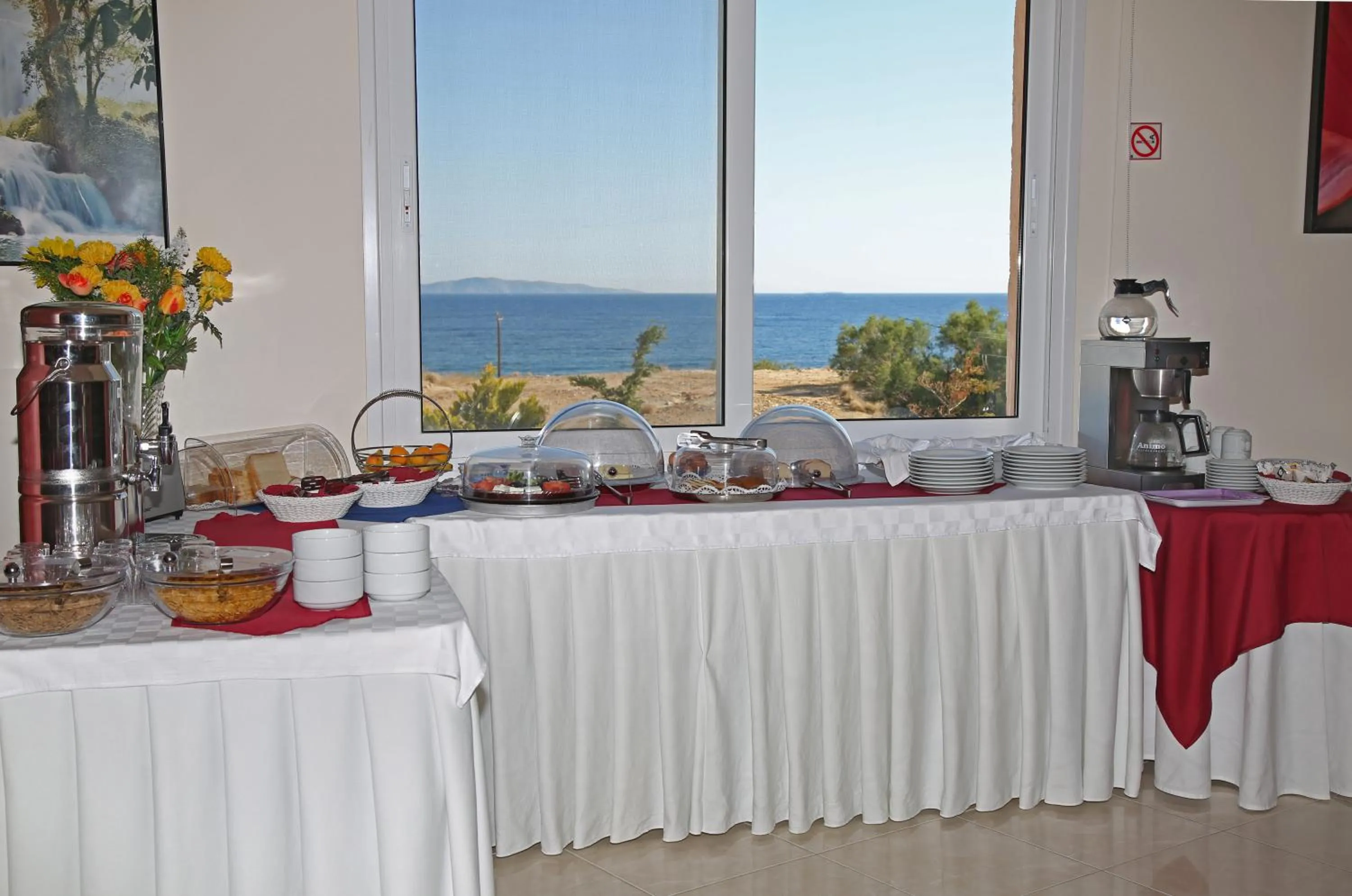 Buffet breakfast in Hotel Sea Breeze