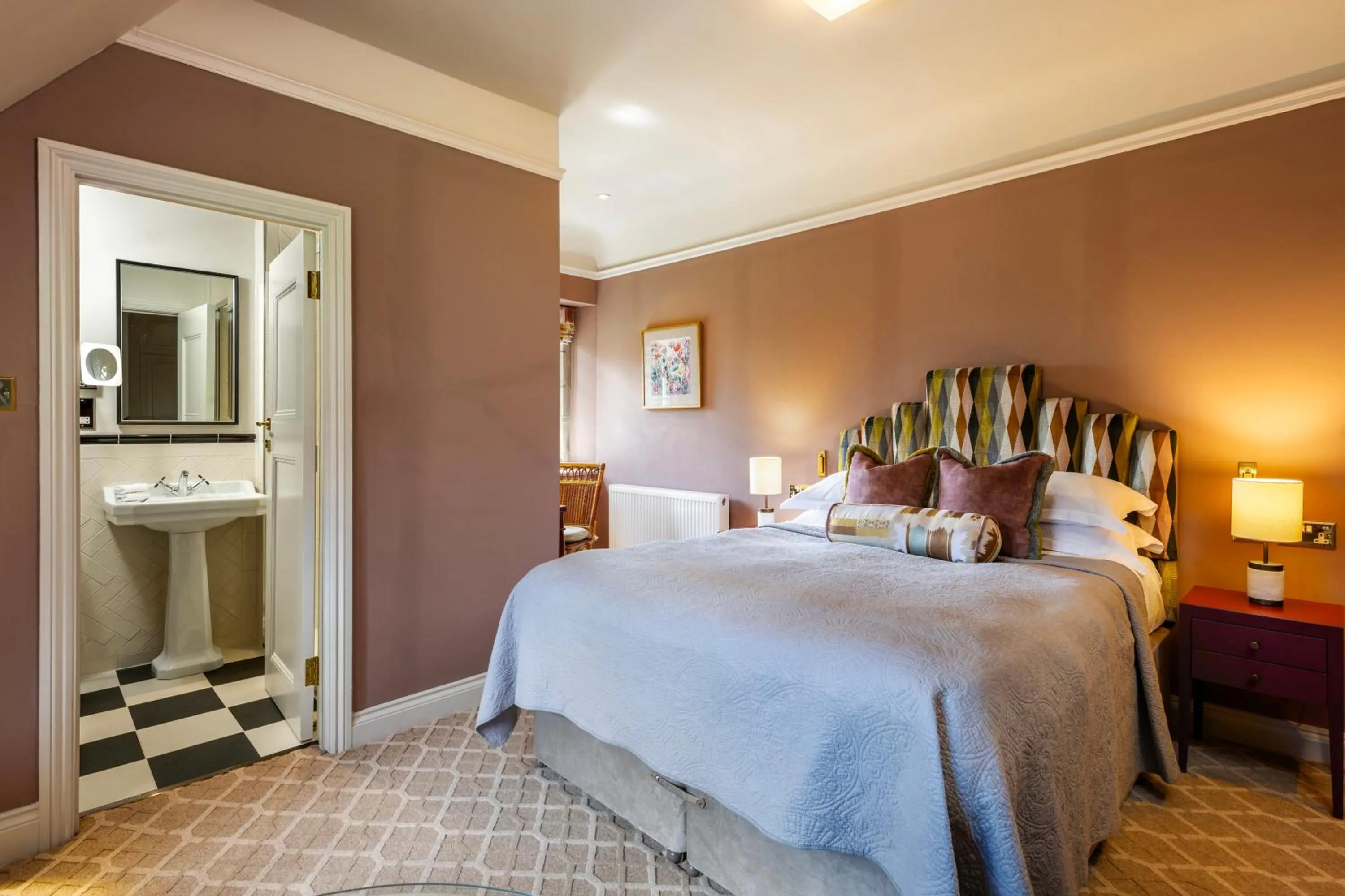 Photo of the whole room, Bed in Mallory Court Country House Hotel & Spa