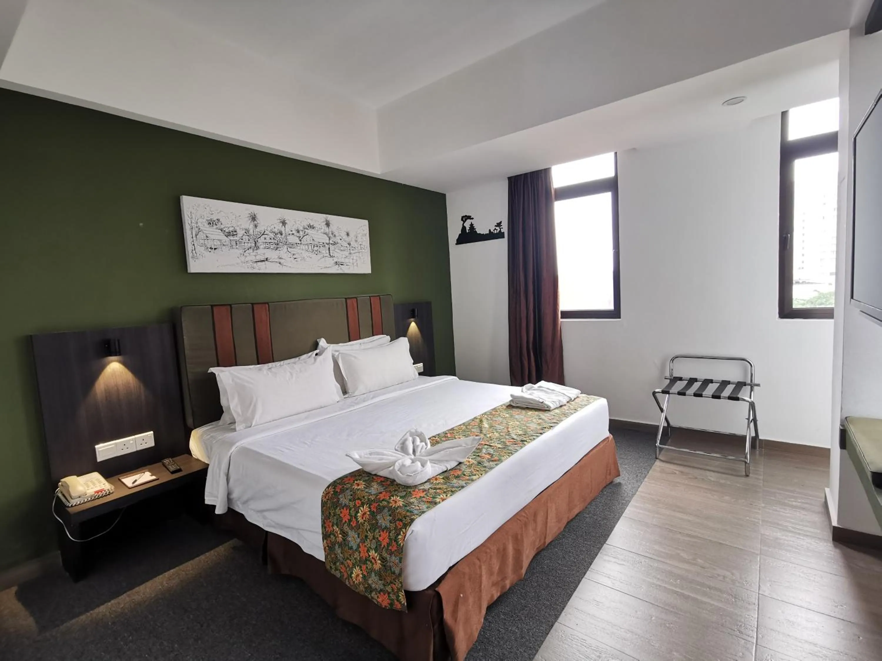 Bedroom, Bed in Leo Palace Hotel New Wing, WTC Kuala Lumpur