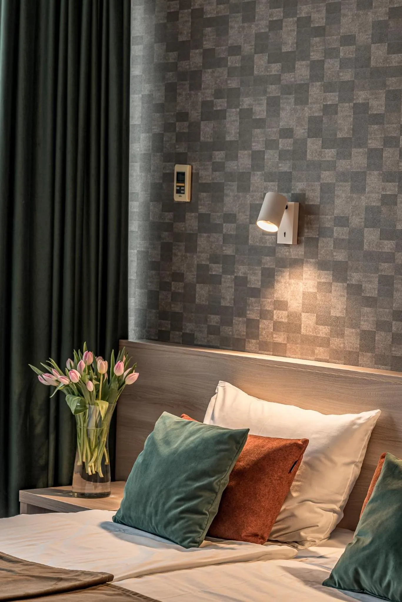 Bed in Hotel Zemaites