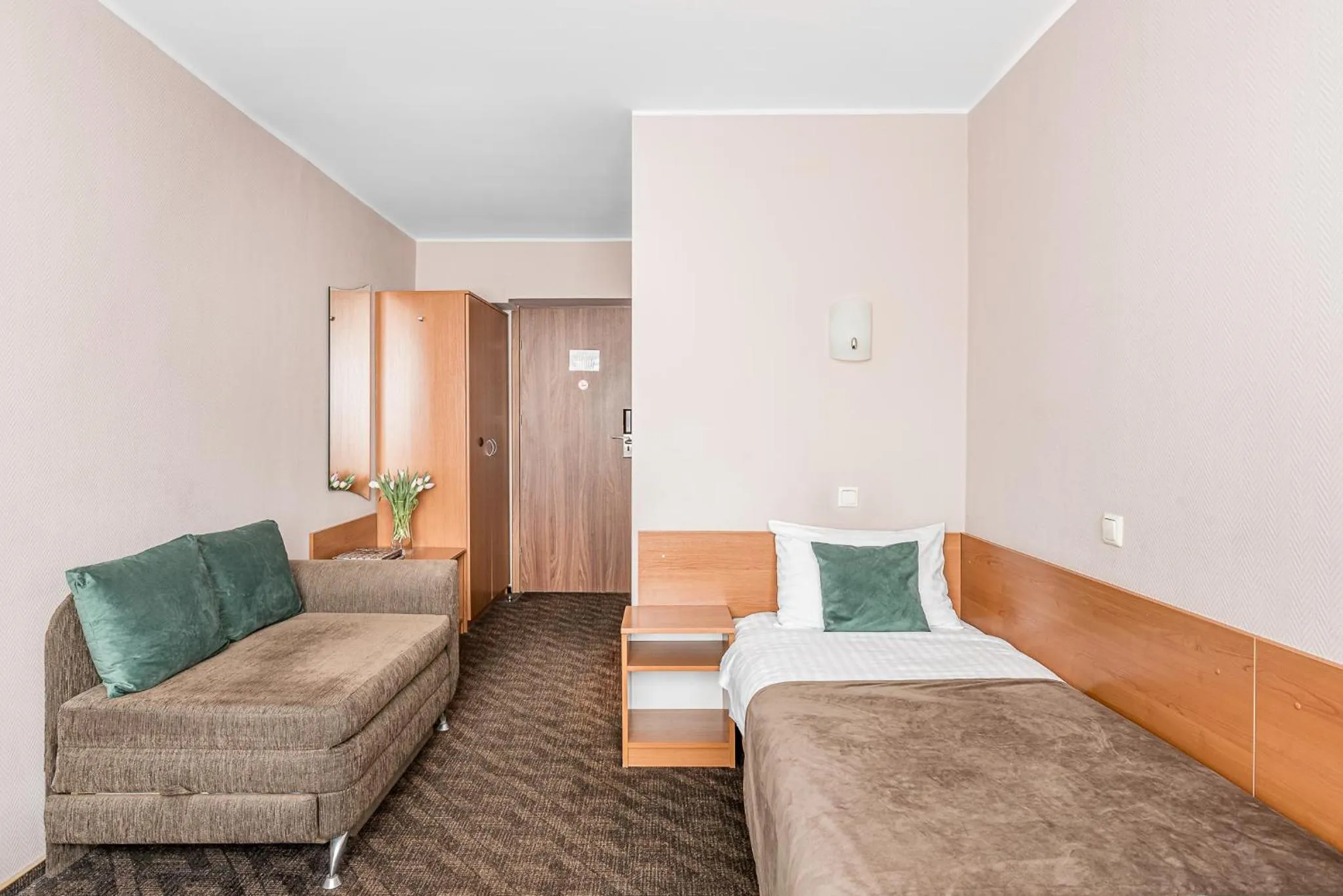 Bed in Hotel Zemaites