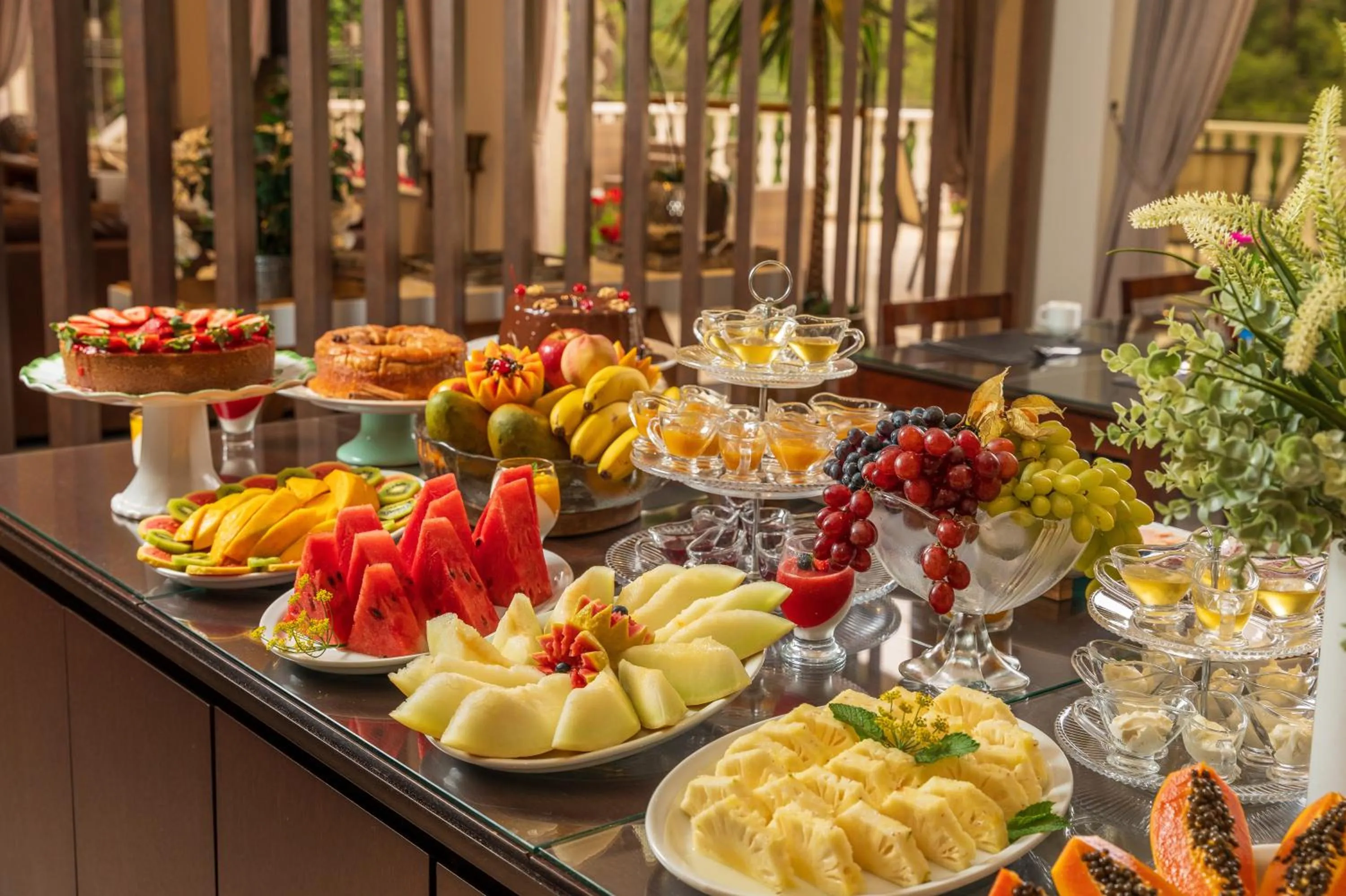 Dining area in Pousada Grandchamp - Campos do Jordao