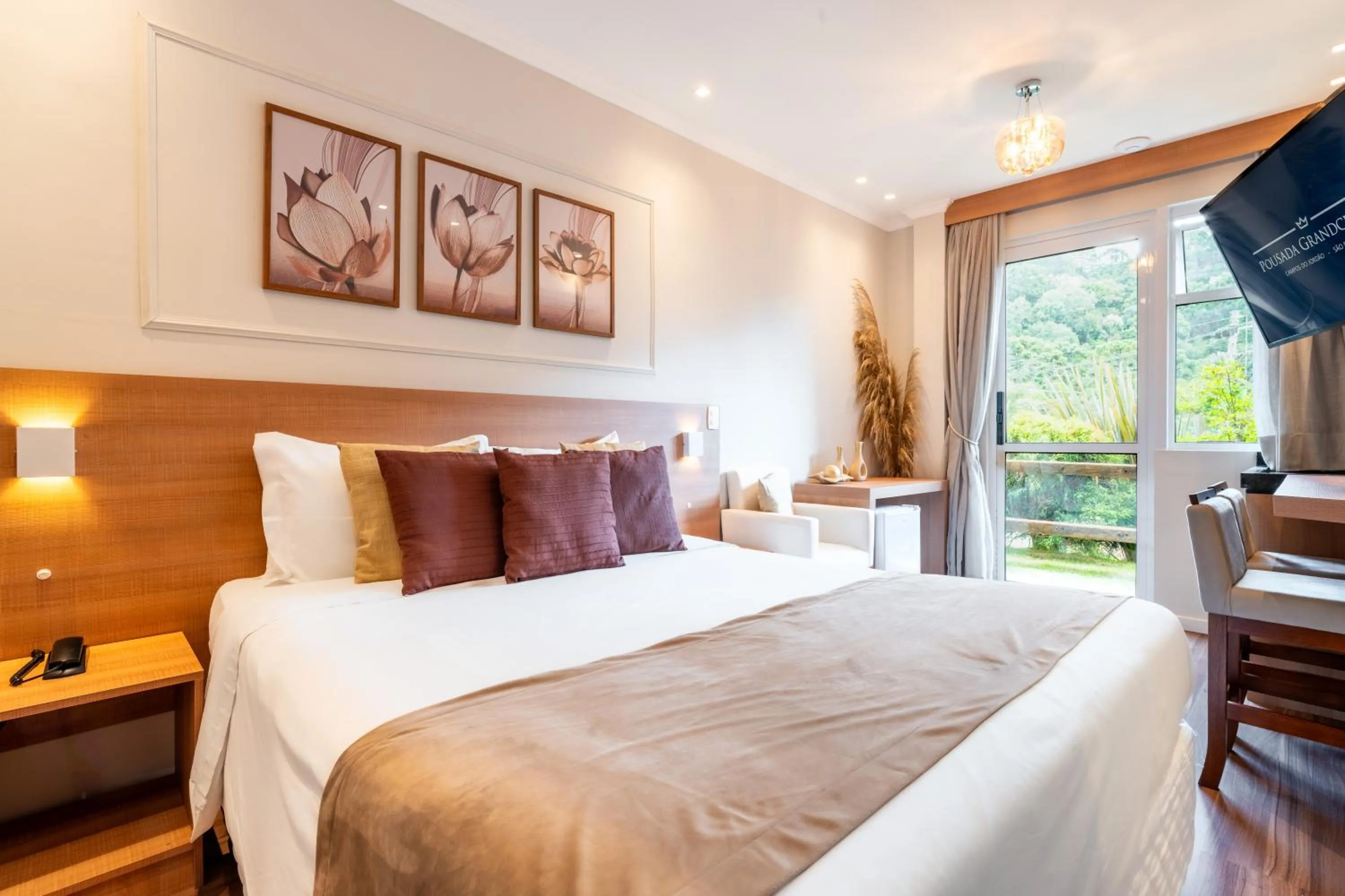 Bed in Pousada Grandchamp - Campos do Jordao