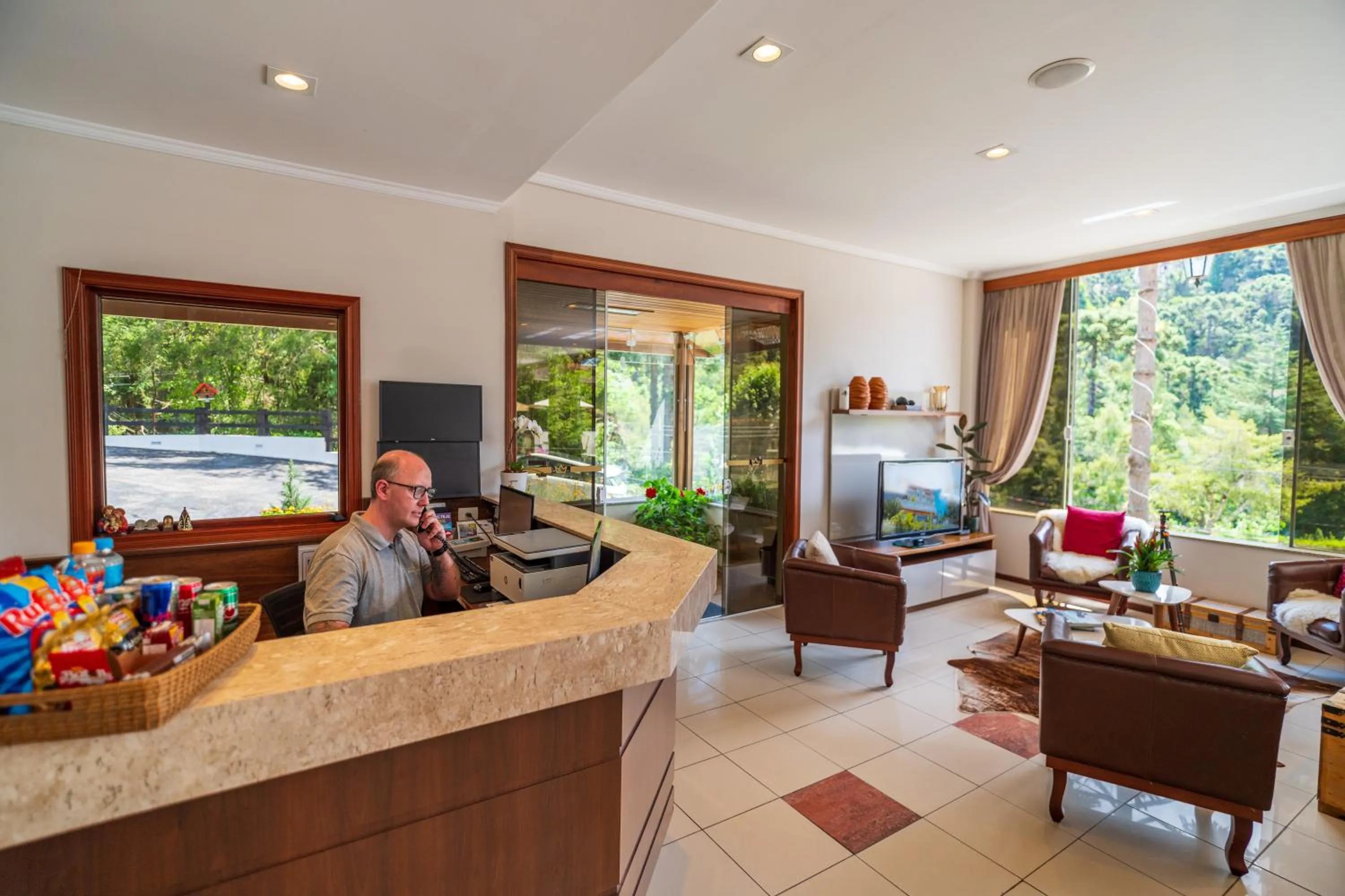 Staff in Pousada Grandchamp - Campos do Jordao