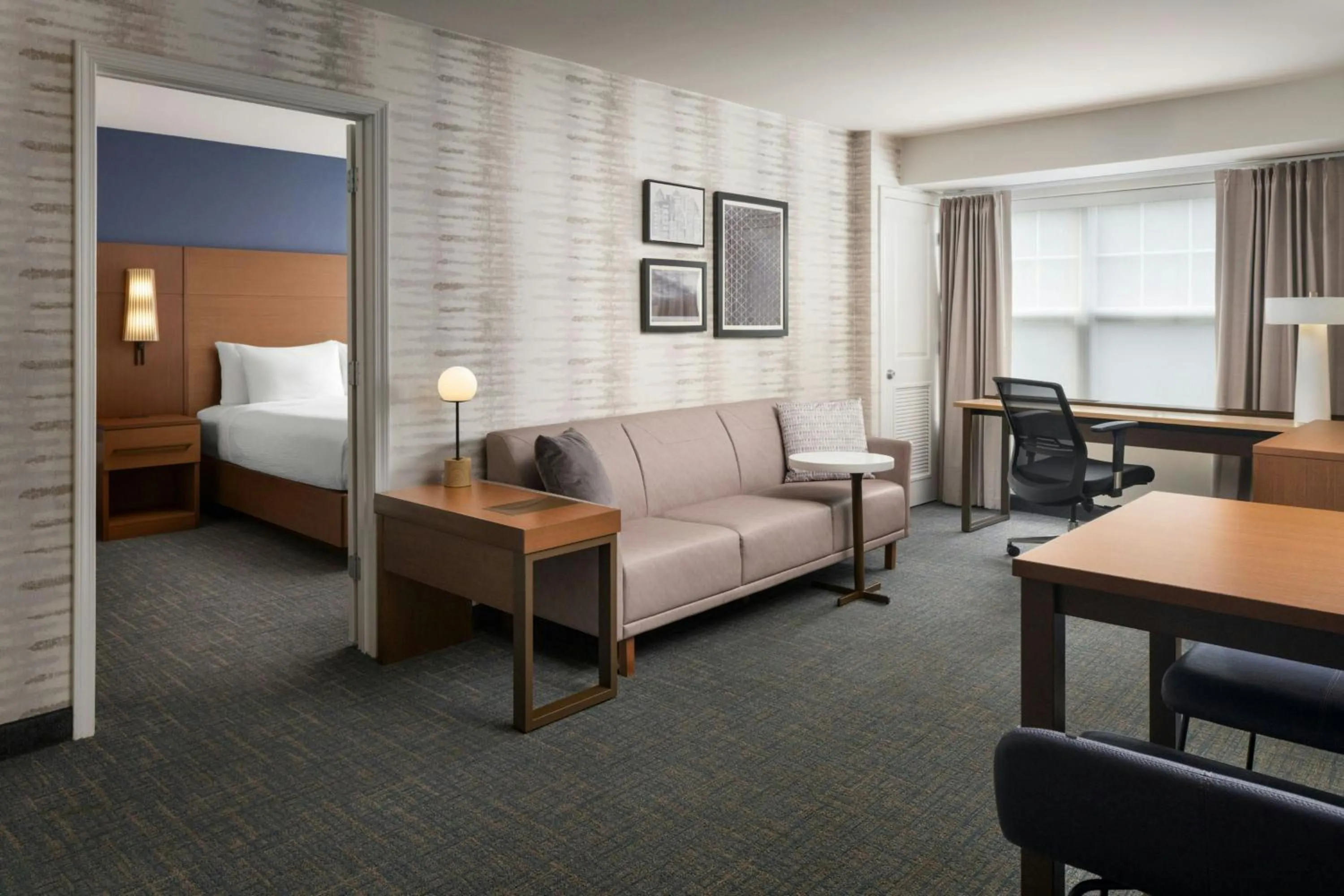 Bedroom, Bed in Residence Inn by Marriott Atlantic City Airport Egg Harbor Township