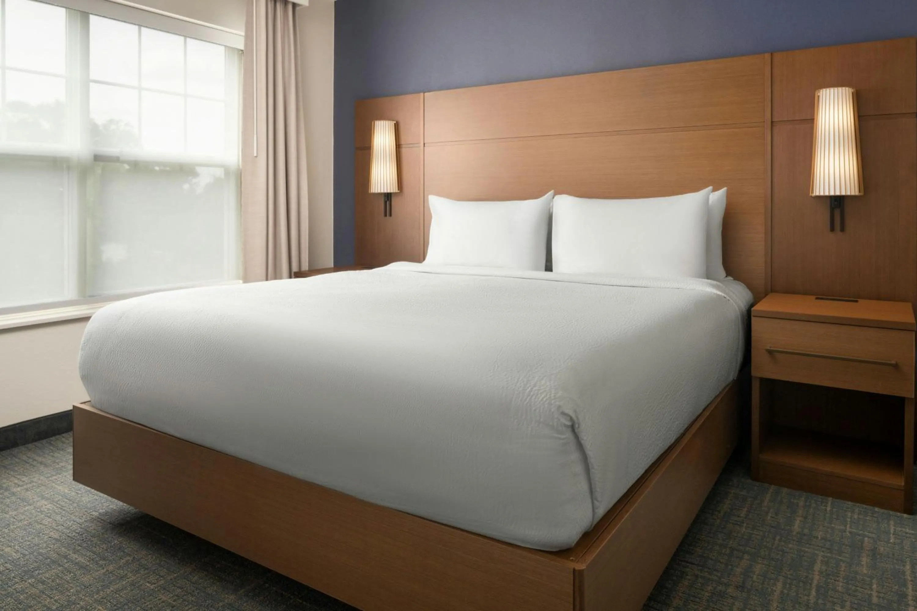Bedroom, Bed in Residence Inn by Marriott Atlantic City Airport Egg Harbor Township