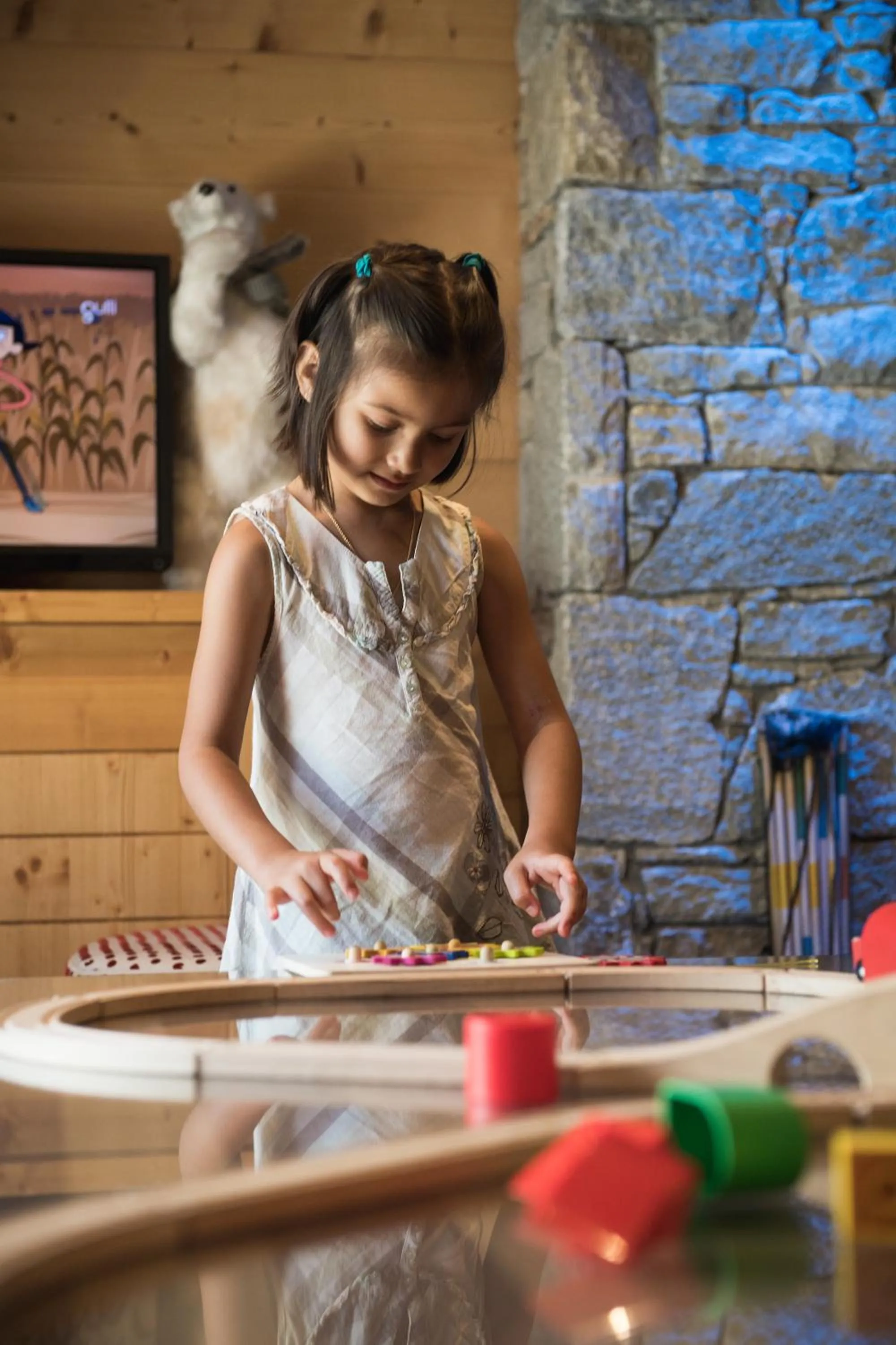 Lobby or reception in CGH Résidences & Spas La Ferme Du Val Claret