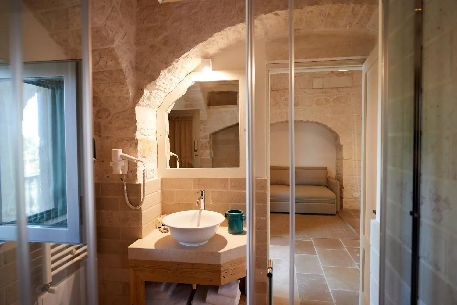 Bathroom in Masseria Grieco