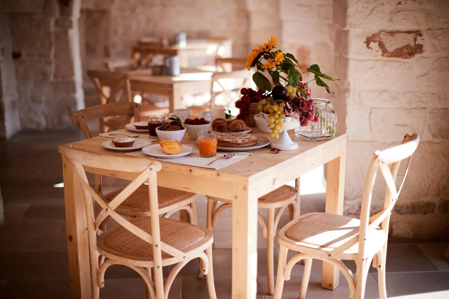 Breakfast in Masseria Grieco