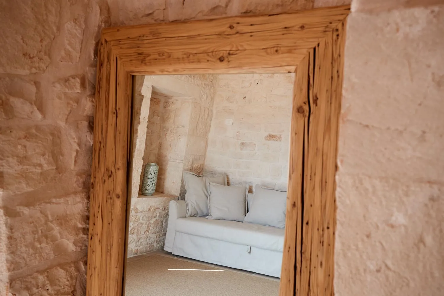 Living room in Masseria Grieco