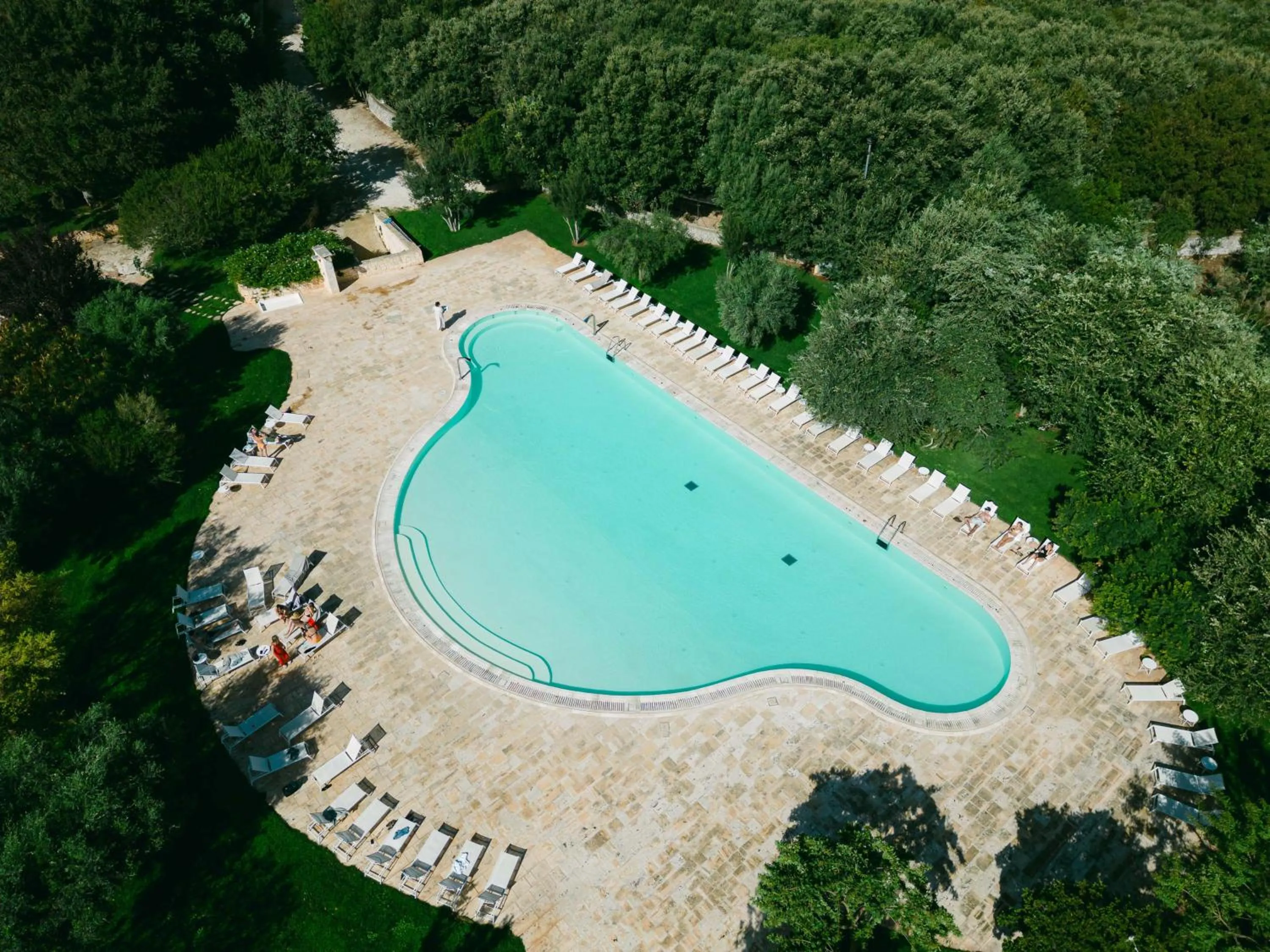 Swimming pool in Masseria Grieco