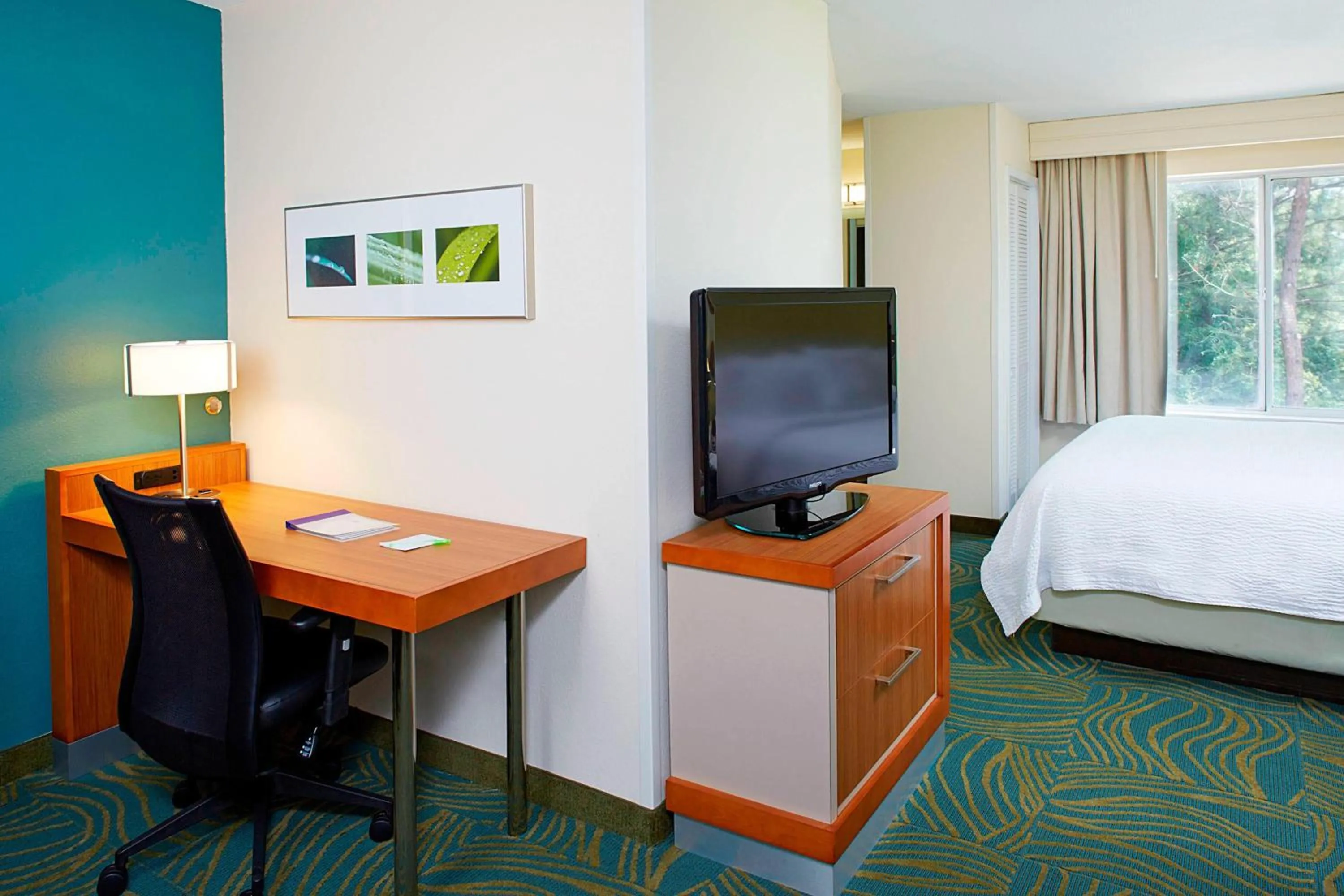 Photo of the whole room, Bed in SpringHill Suites by Marriott Atlanta Six Flags