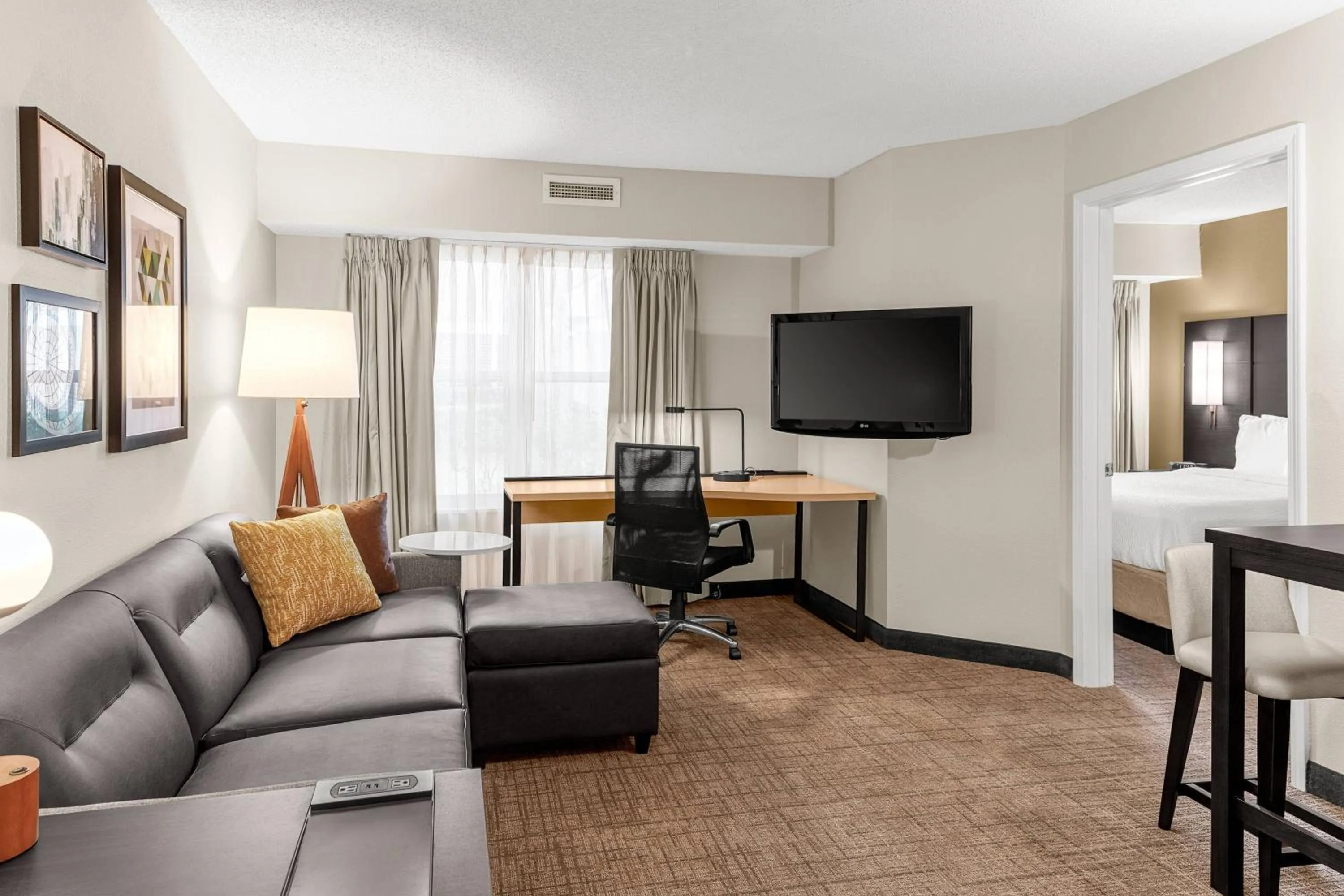 Living room in Residence Inn Atlanta Norcross/Peachtree Corners